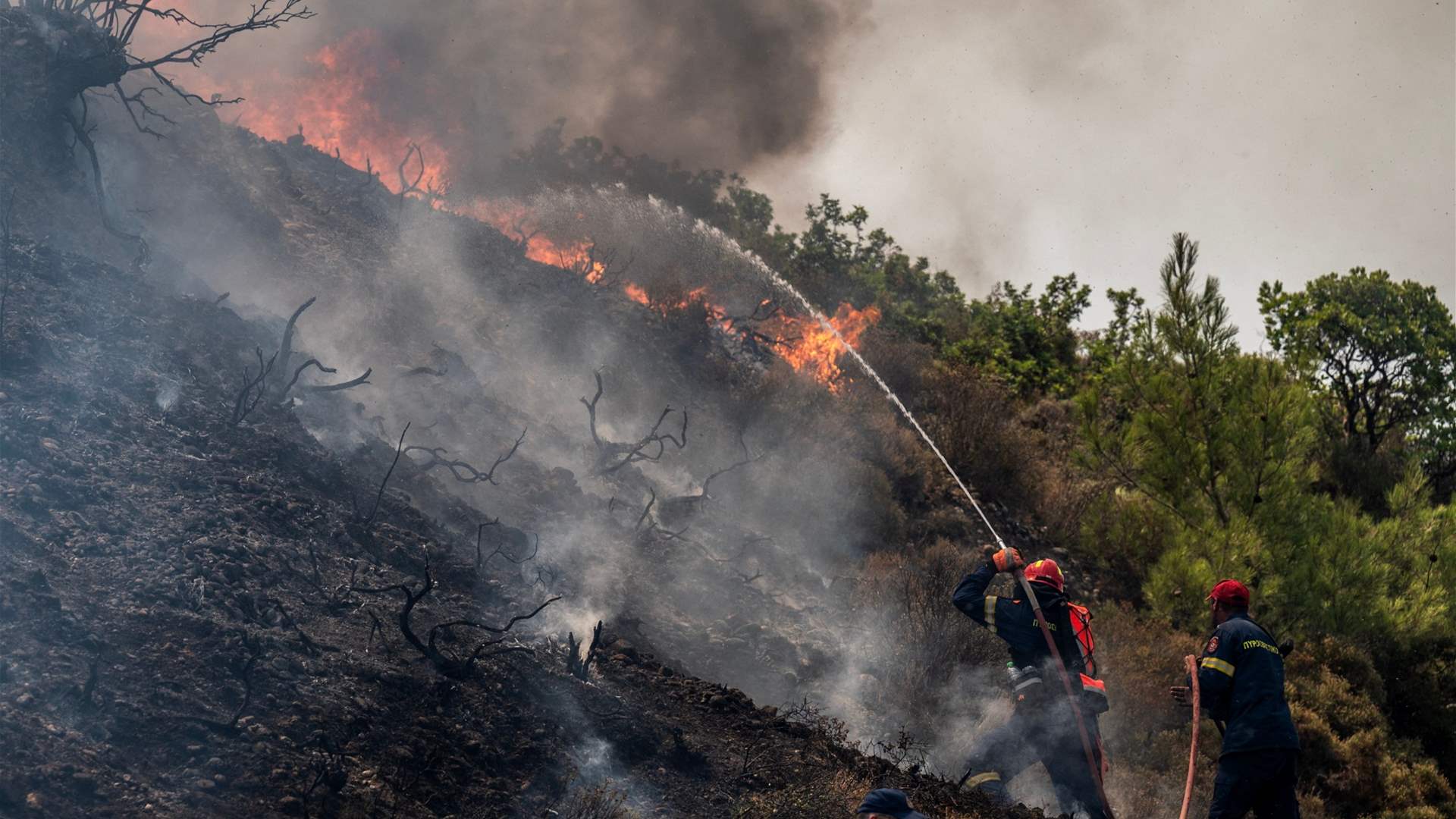 Improved fire situation in Greece
