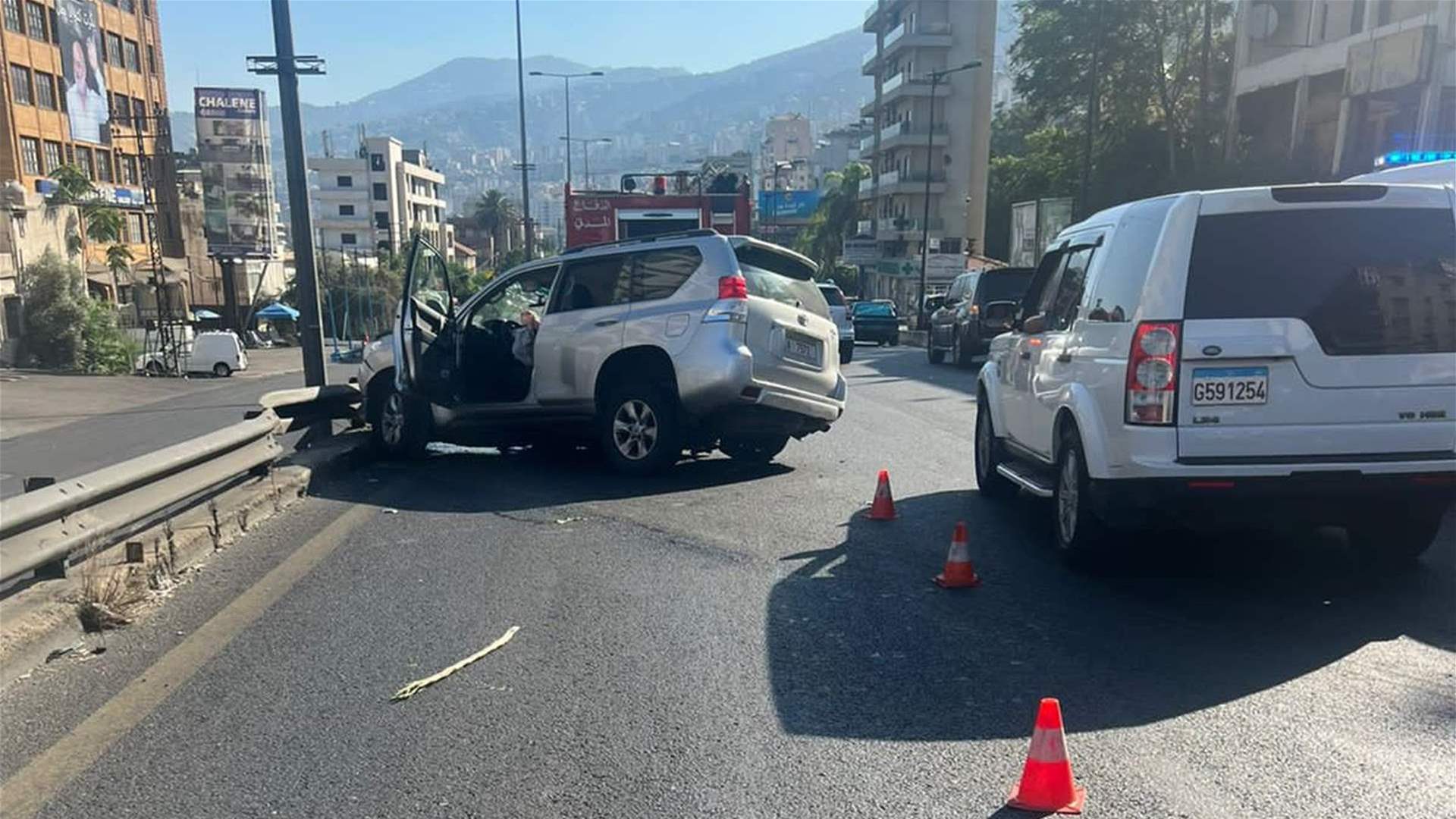  4 جرحى جراء حادث سير على اوتوستراد جونية