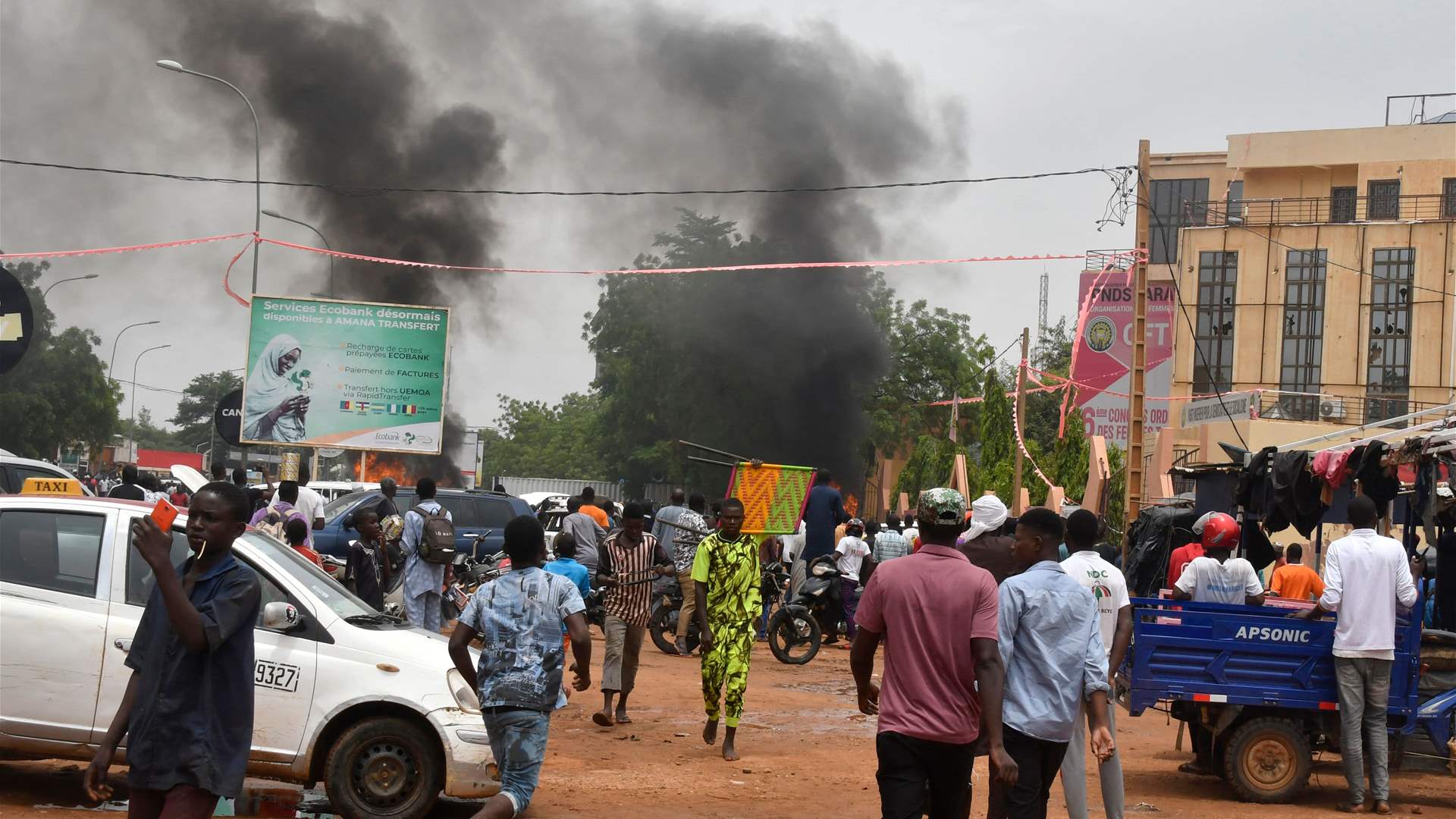 West African States impose economic blockade on Niger 