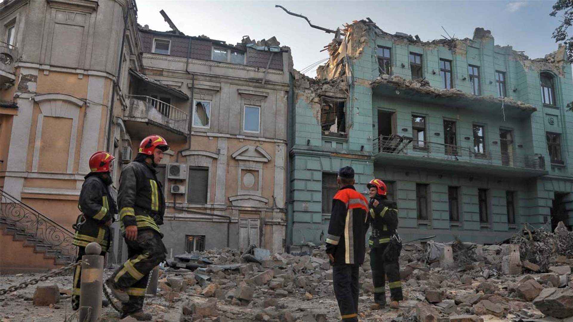 Russian drone attack targets port in Odesa, Ukraine 