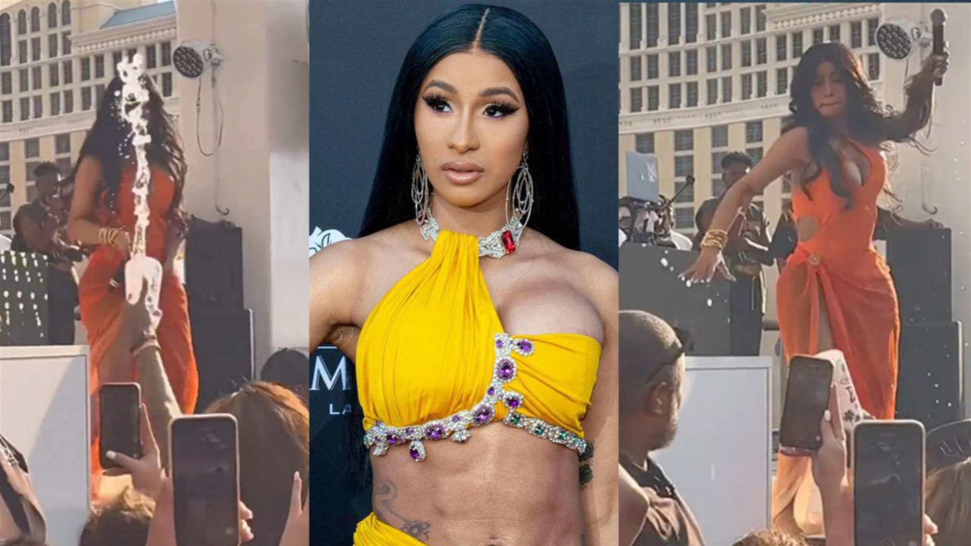 بعد أن رمته على أحد المعجبين بحفلها... ميكروفون كاردي بي يعرض بمزاد وسعره يرتفع والمغنية تحضع للتحقيق!