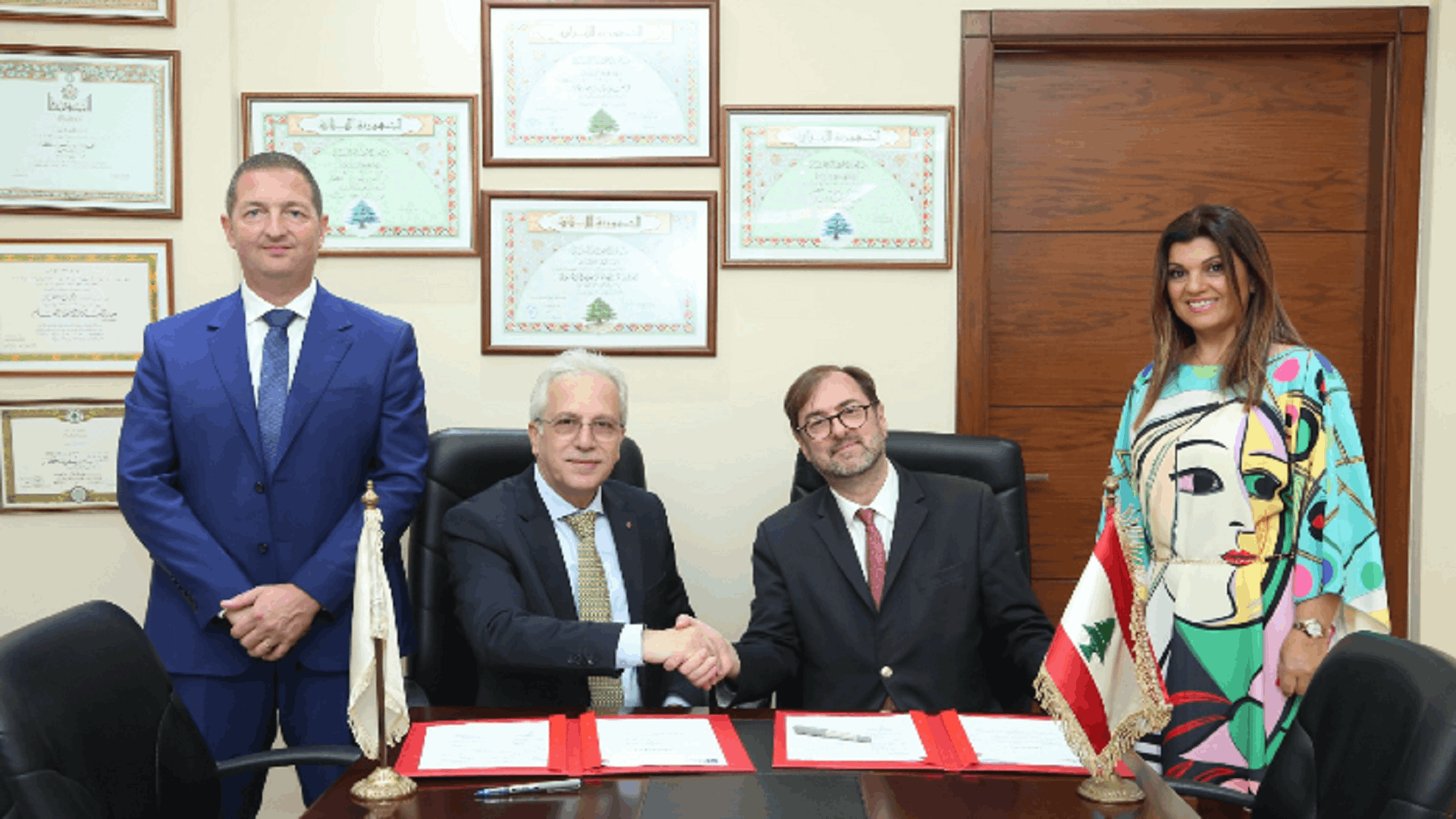 توقيع اتفاقية تعاون بين الدفاع المدني والسفارة الفرنسية لتطوير قدرات العناصر