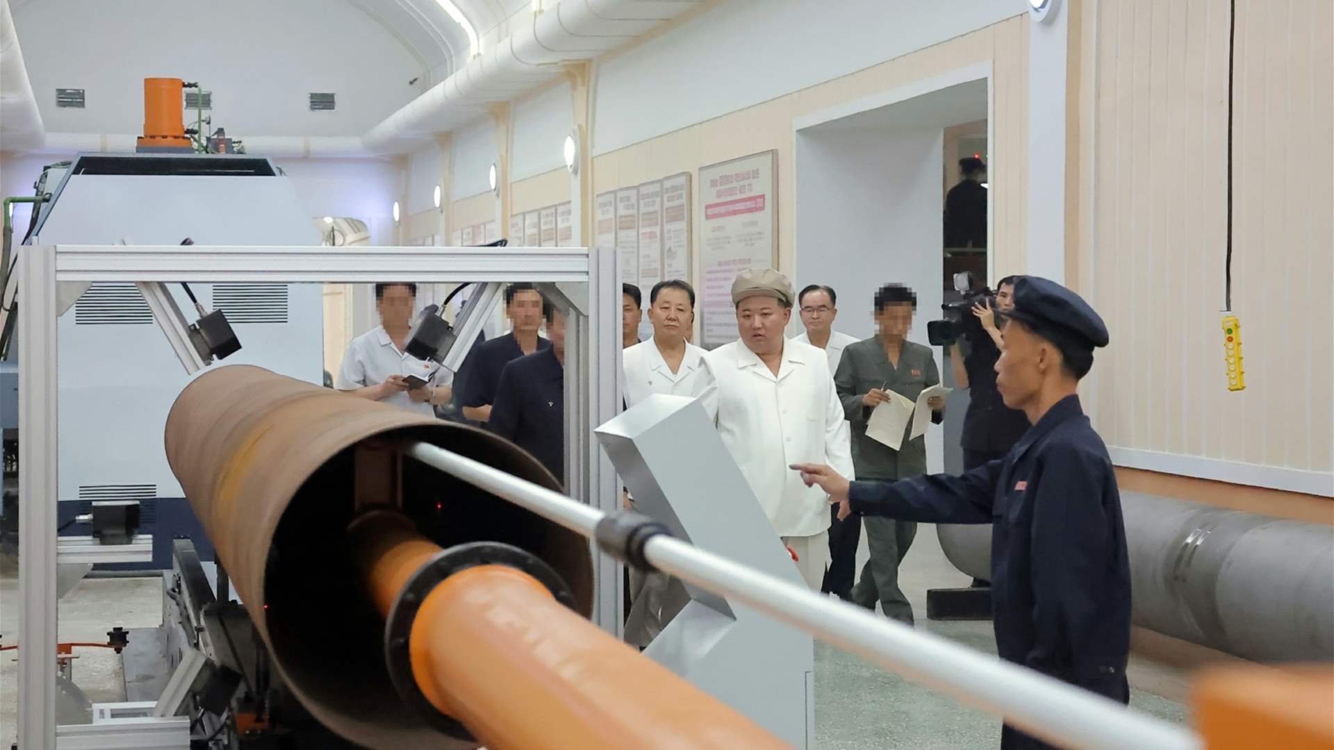 North Korea leader Kim Jong Un visits weapons factories