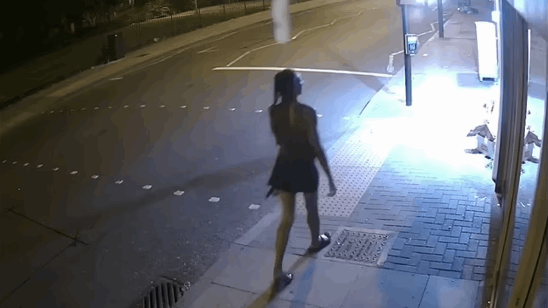 كاميرا توثق المشهد المروع... لحظة اصطدام سيارة شرطة مسرعة بسيدة توفيت أثناء عبورها الطريق! (فيديو)