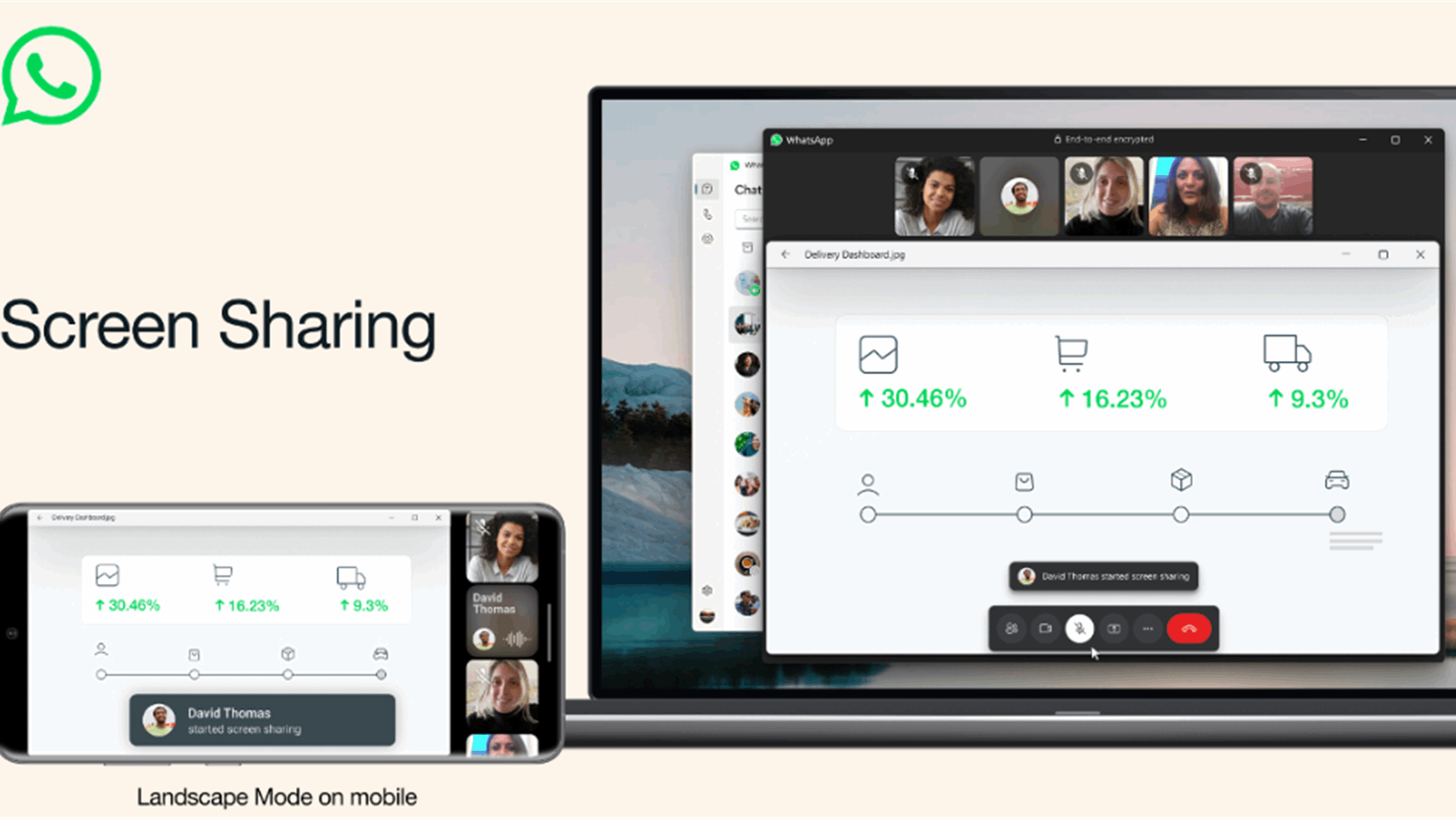 WhatsApp introduces screen-sharing during video calls