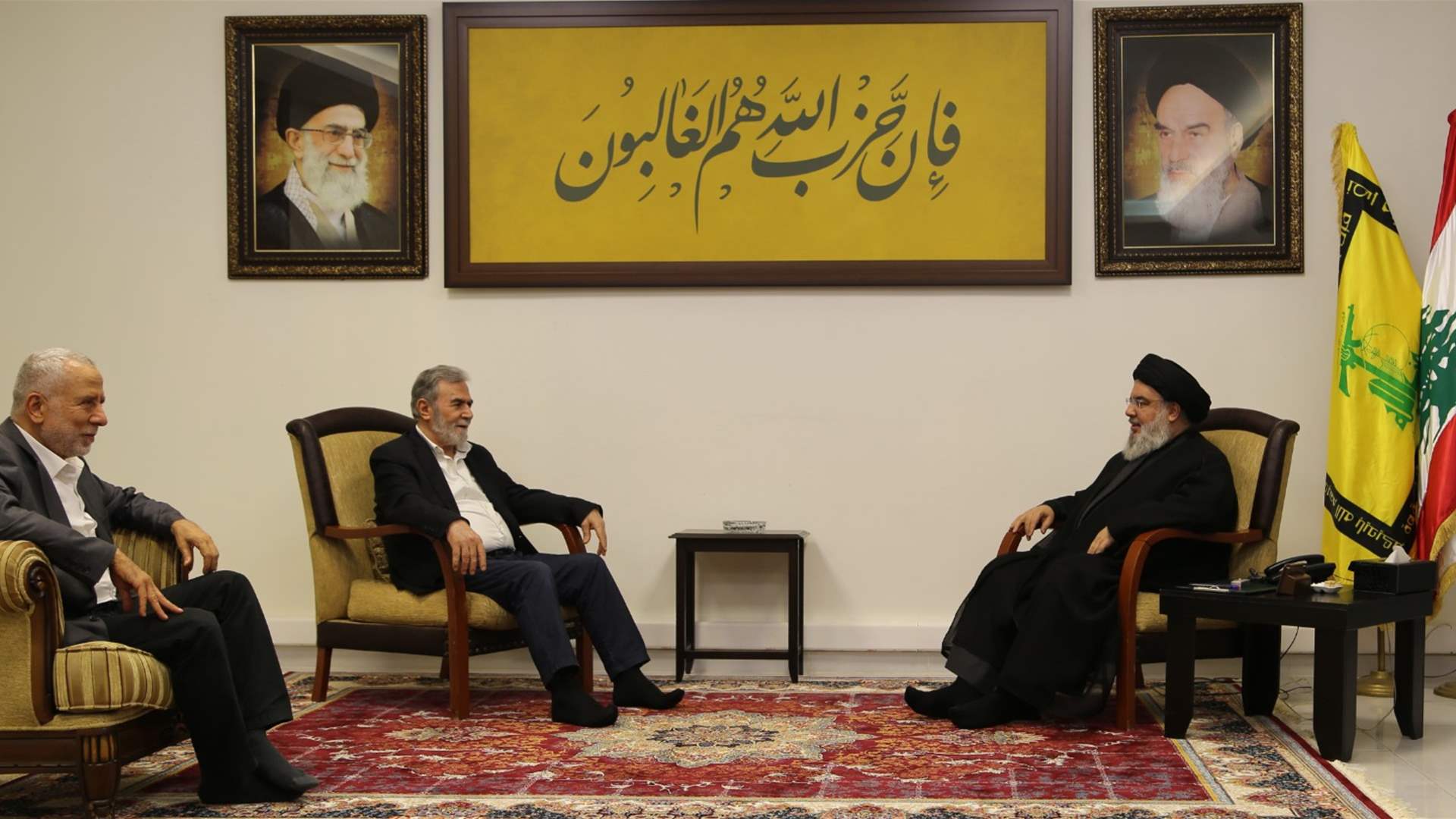 نصرالله إلتقى الأمين العام لحركة الجهاد الإسلامي في فلسطين