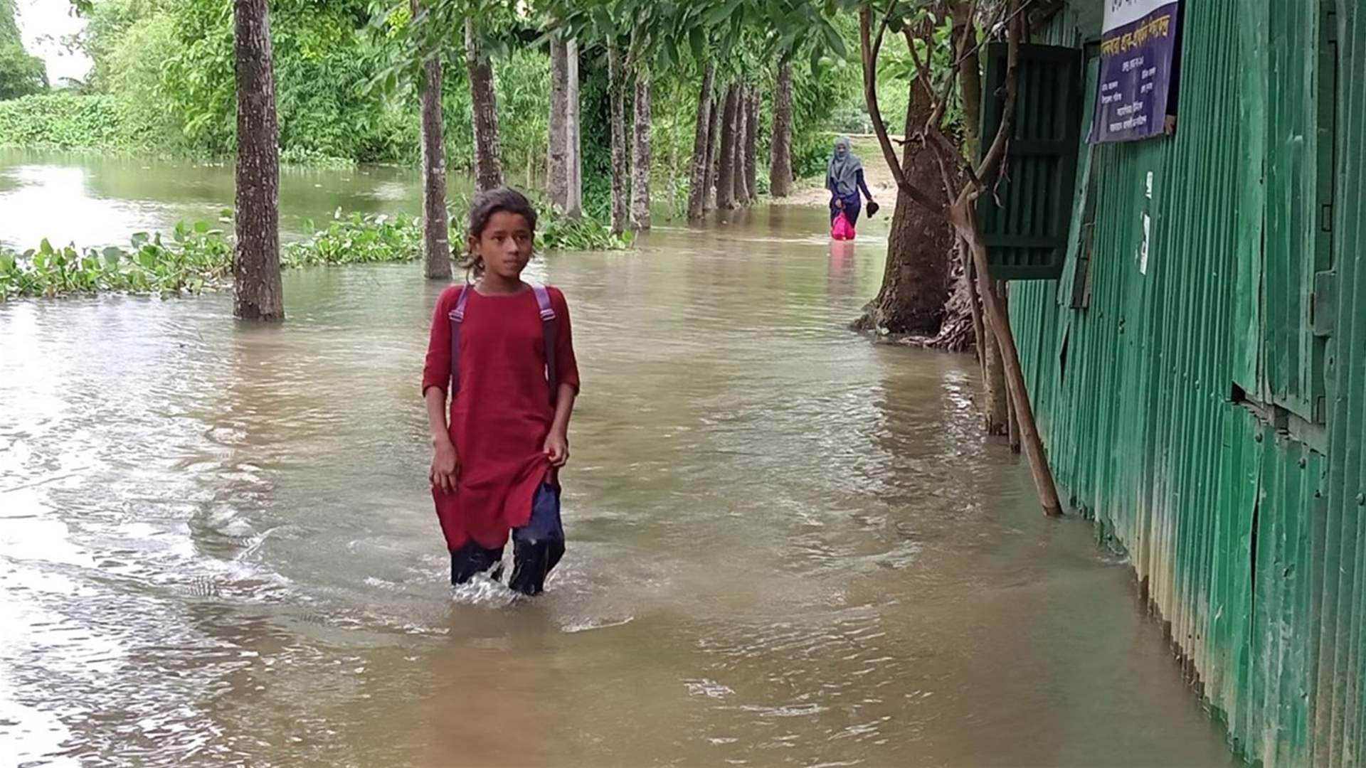 55 قتيلًا جراء الفيضانات في بنغلادش في آب