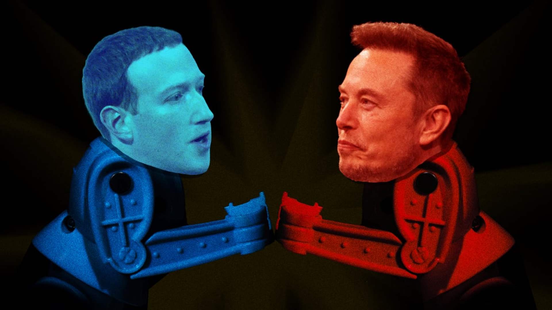 Zuckerberg and Musk exchange virtual blows