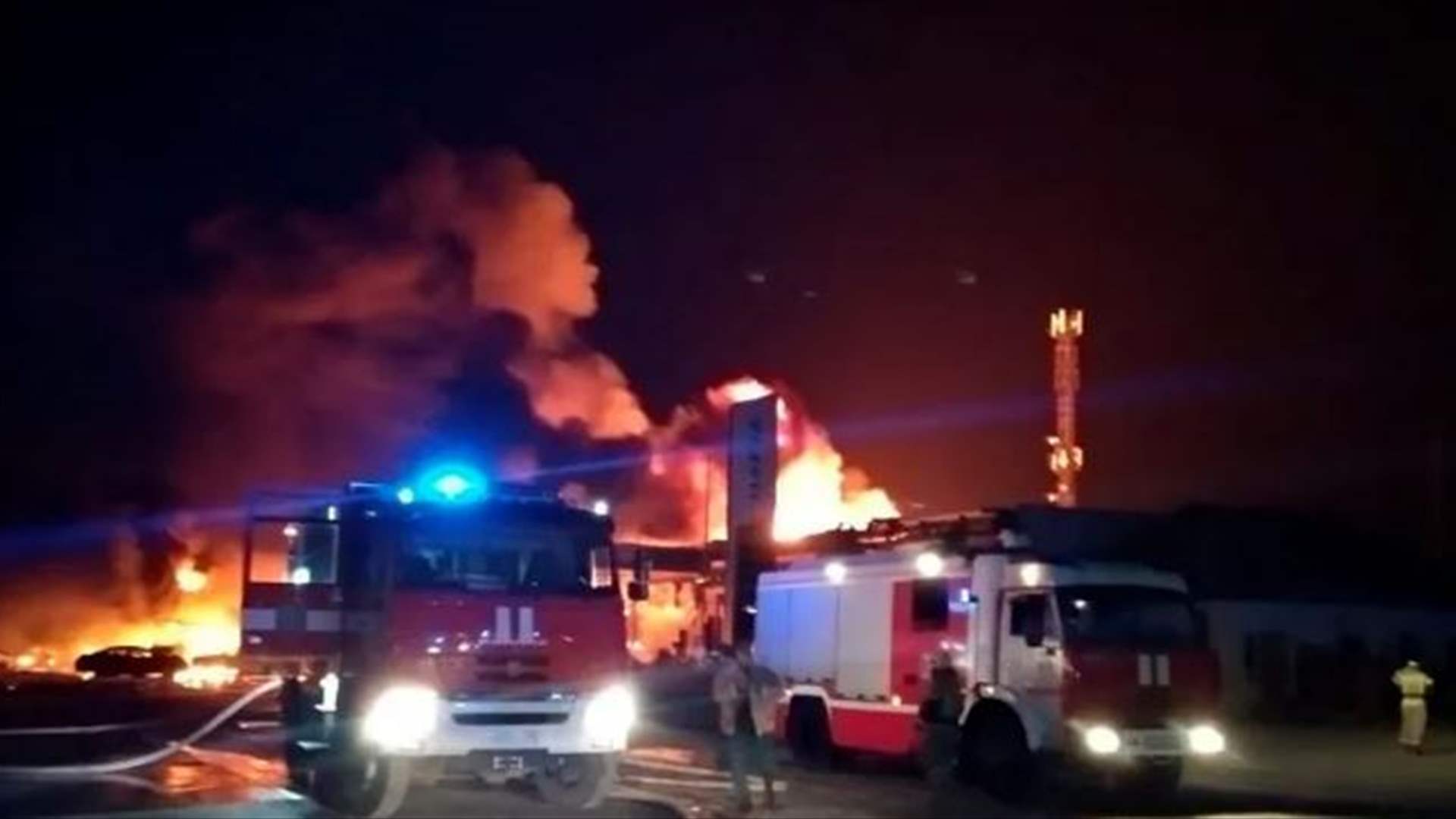 قتلى جراء انفجار وحريق في محطة وقود في داغستان الروسية