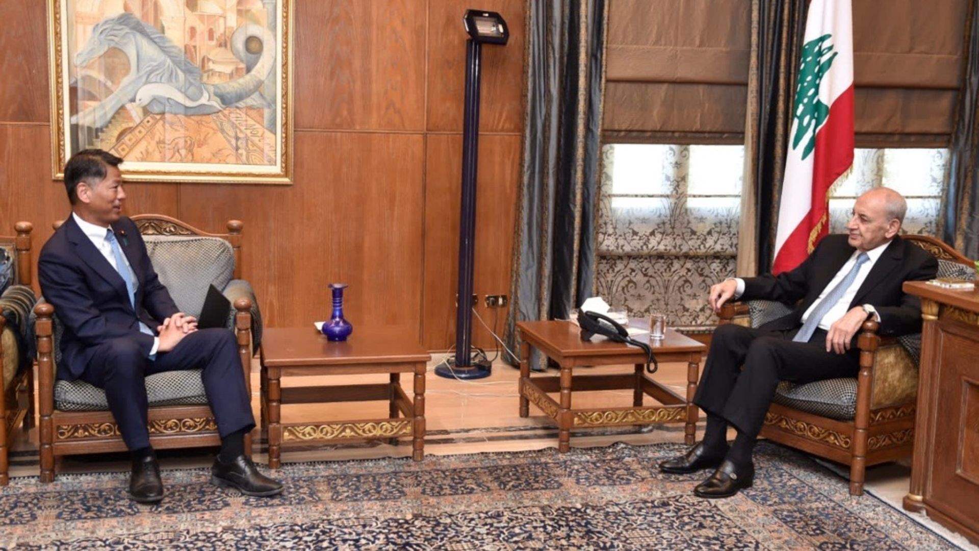 Japanese State Minister visits Lebanon after three years, demands President's election, IMF deal