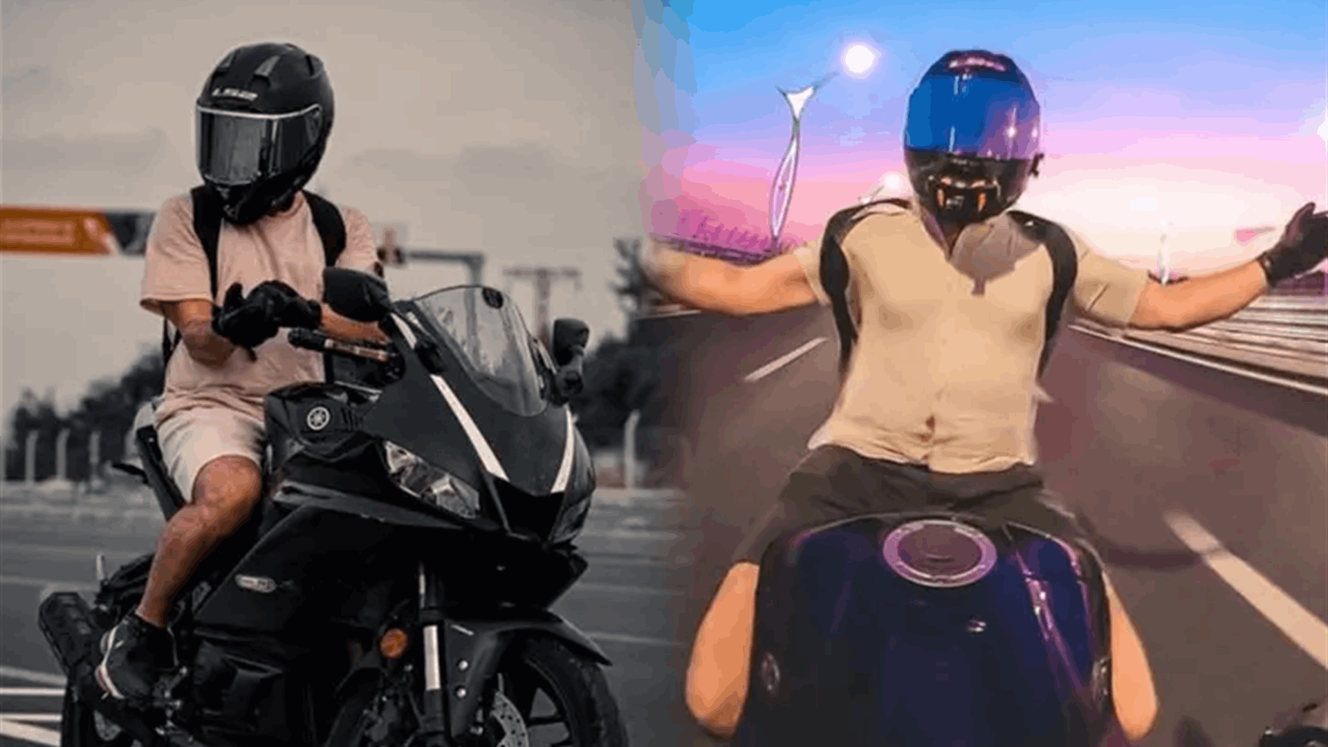 اصطدم بكلبٍ أثناء ركوبه دراجة نارية... وفاة مؤثر شاب في حادث مروع! (فيديو)