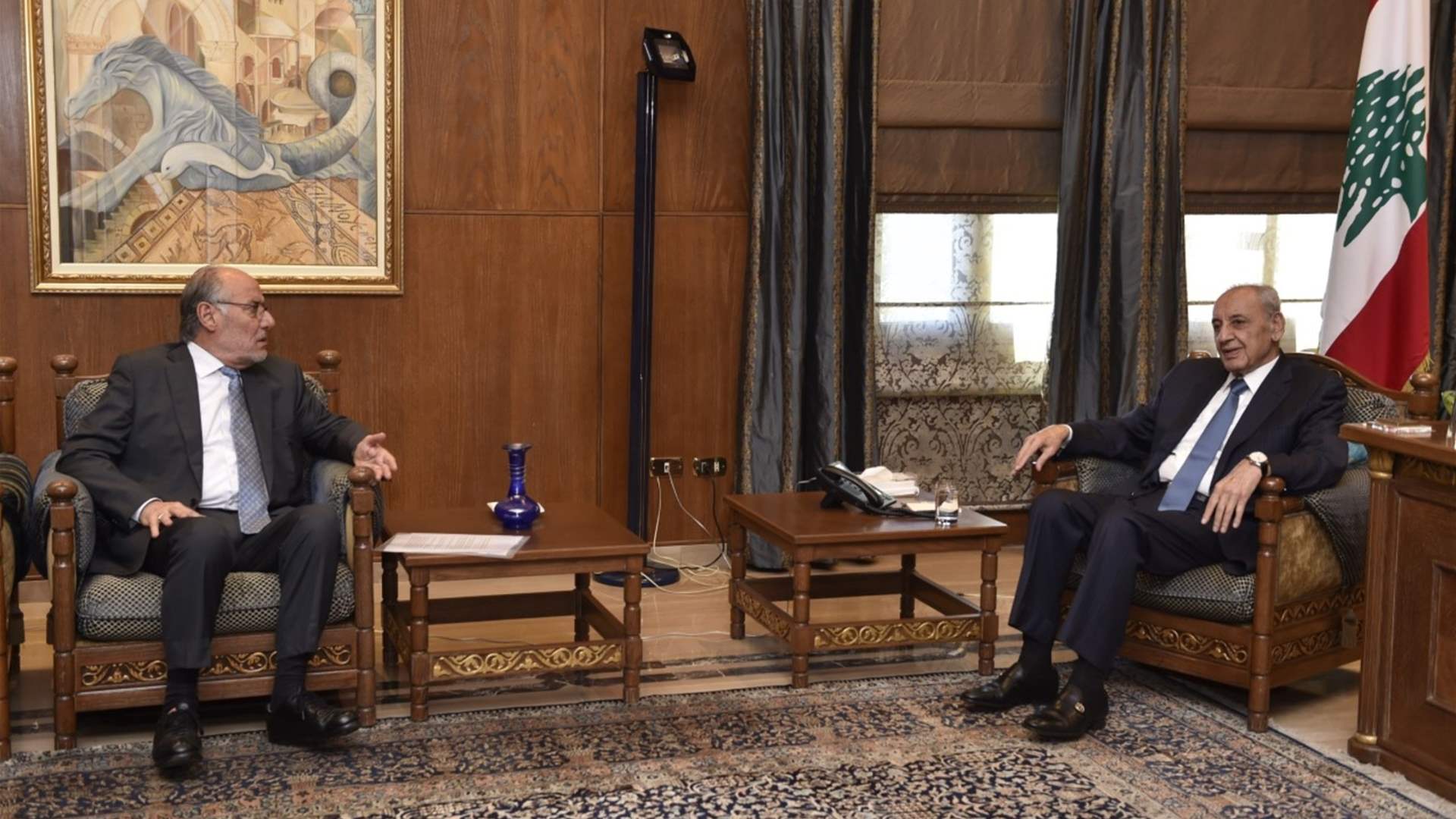Berri meets the Education Minister to present the educational situation