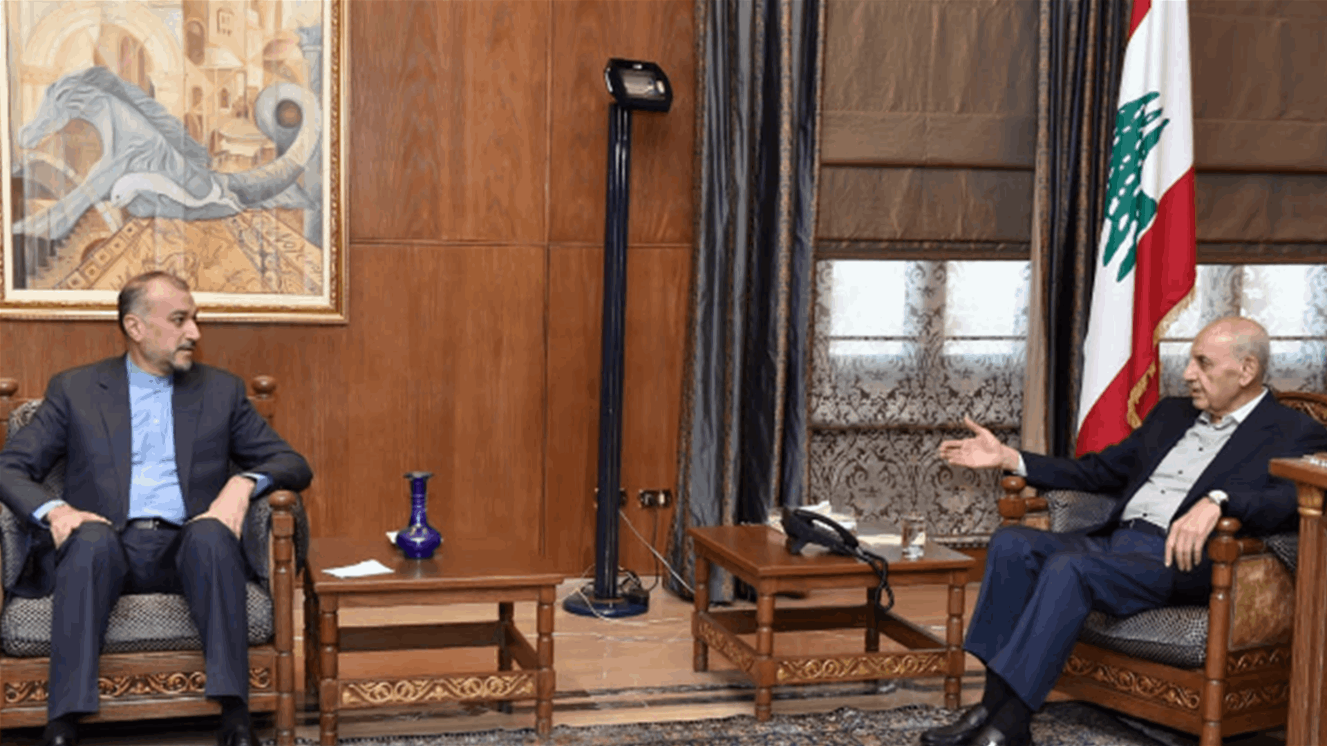 بري بحث مع عبد اللهيان في التطورات في لبنان والمنطقة... بو صعب: لا مجال الا بأن نتحاور مع بعضنا البعض