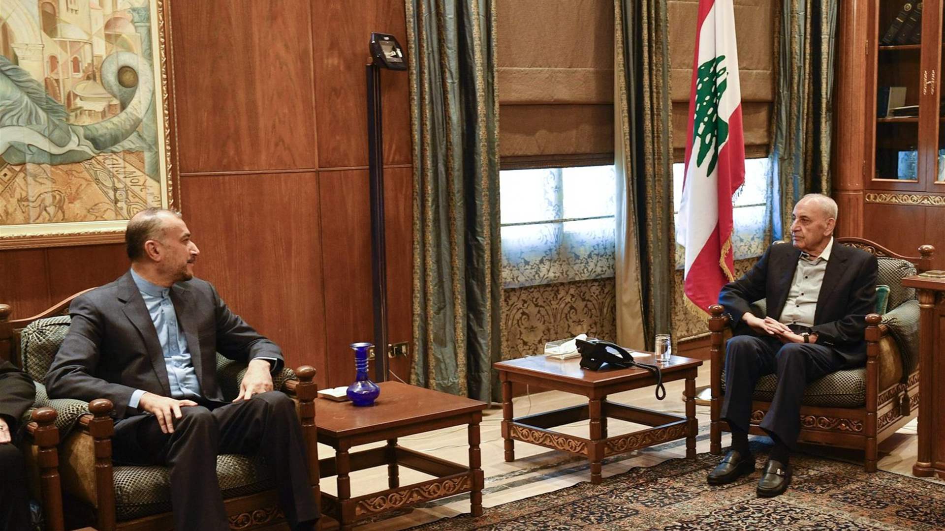 وزير خارجية إيران "ضد التدخل" في الشأن اللبناني ويحتضن "الممانعة" الفلسطينية (الشرق الأوسط)