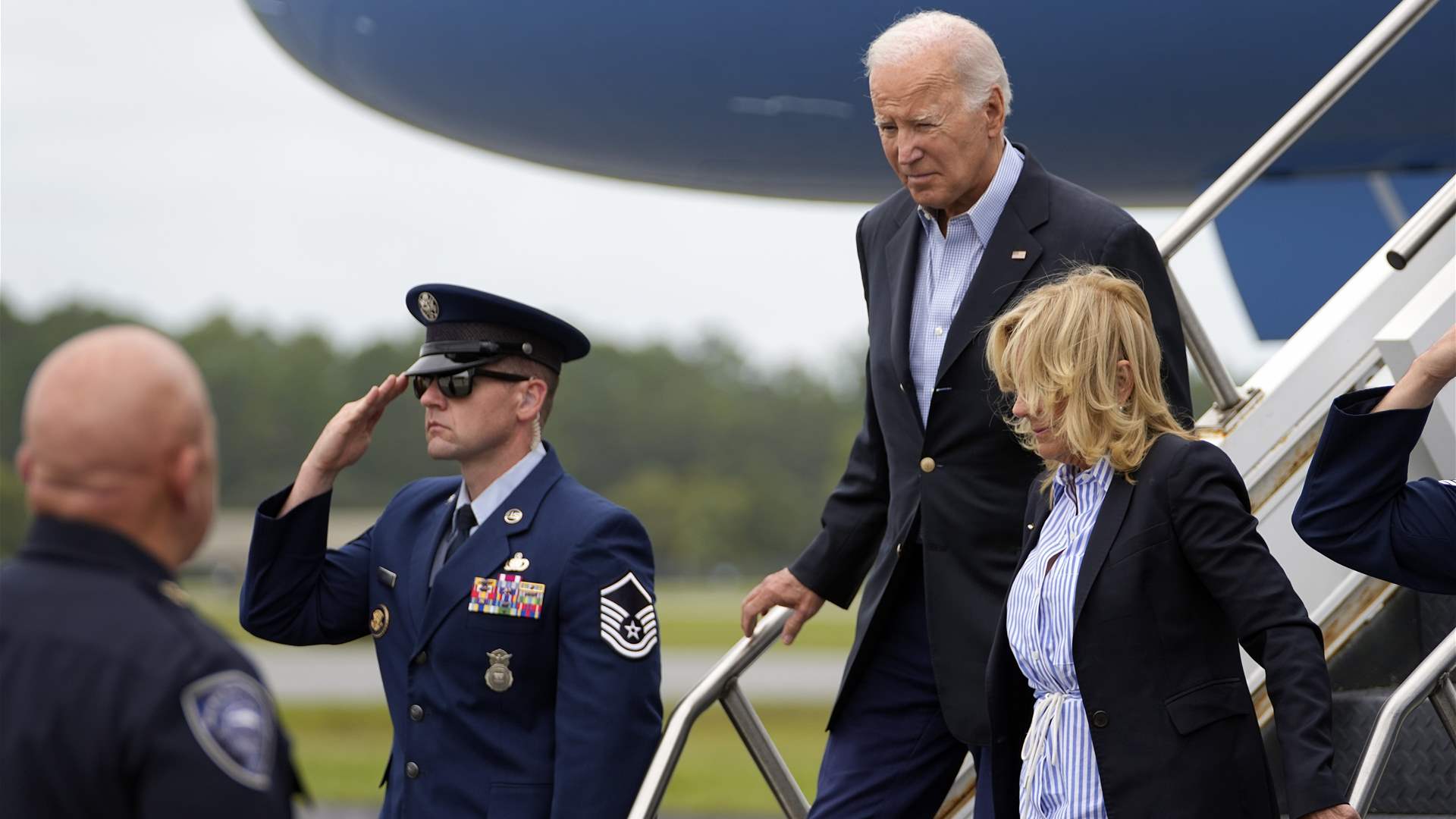 US Biden surveys storm damage in Florida