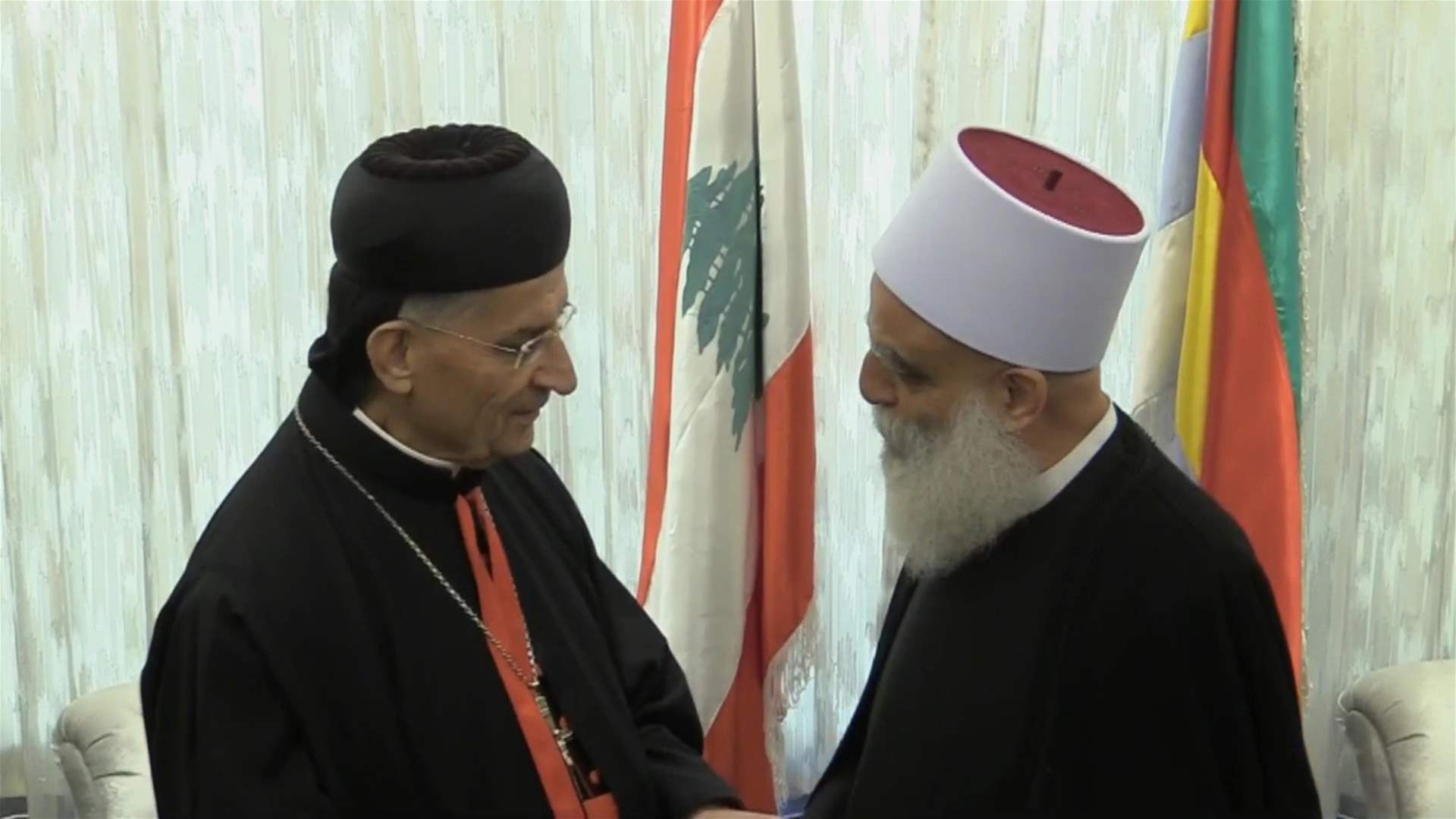 Maronite Patriarch and Druze Sheikh&#39;s meeting:  embracing unity, neutrality in Lebanon