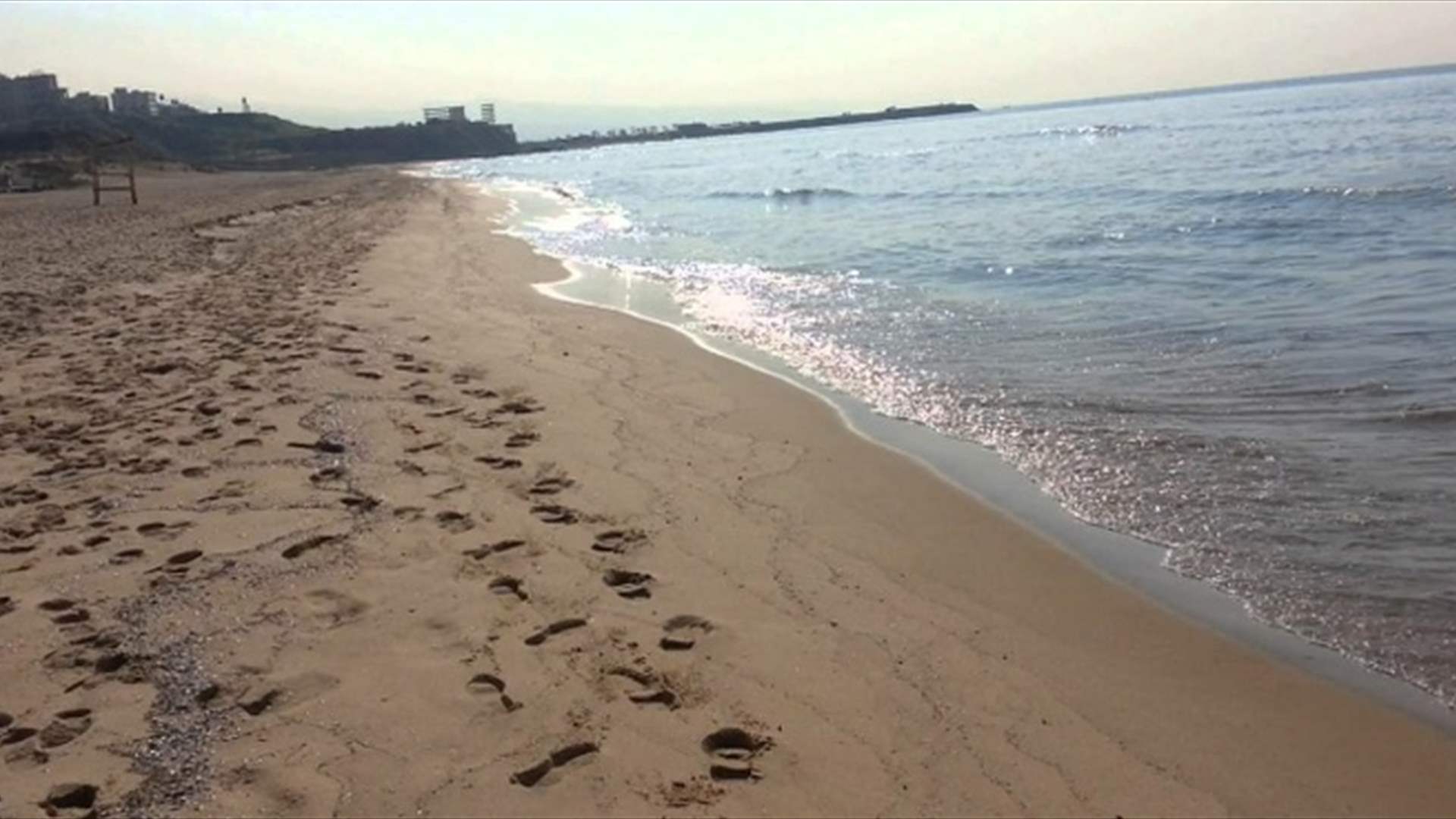 إنتشال جثة على شاطىء الرملة البيضاء