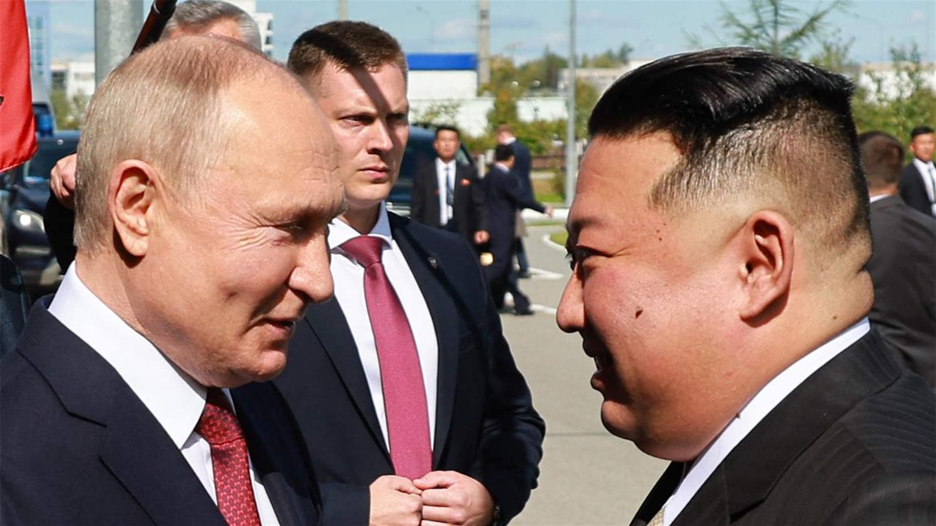 Putin and Kim Arrive at Russia&#39;s Vostochny Space Base for Talks