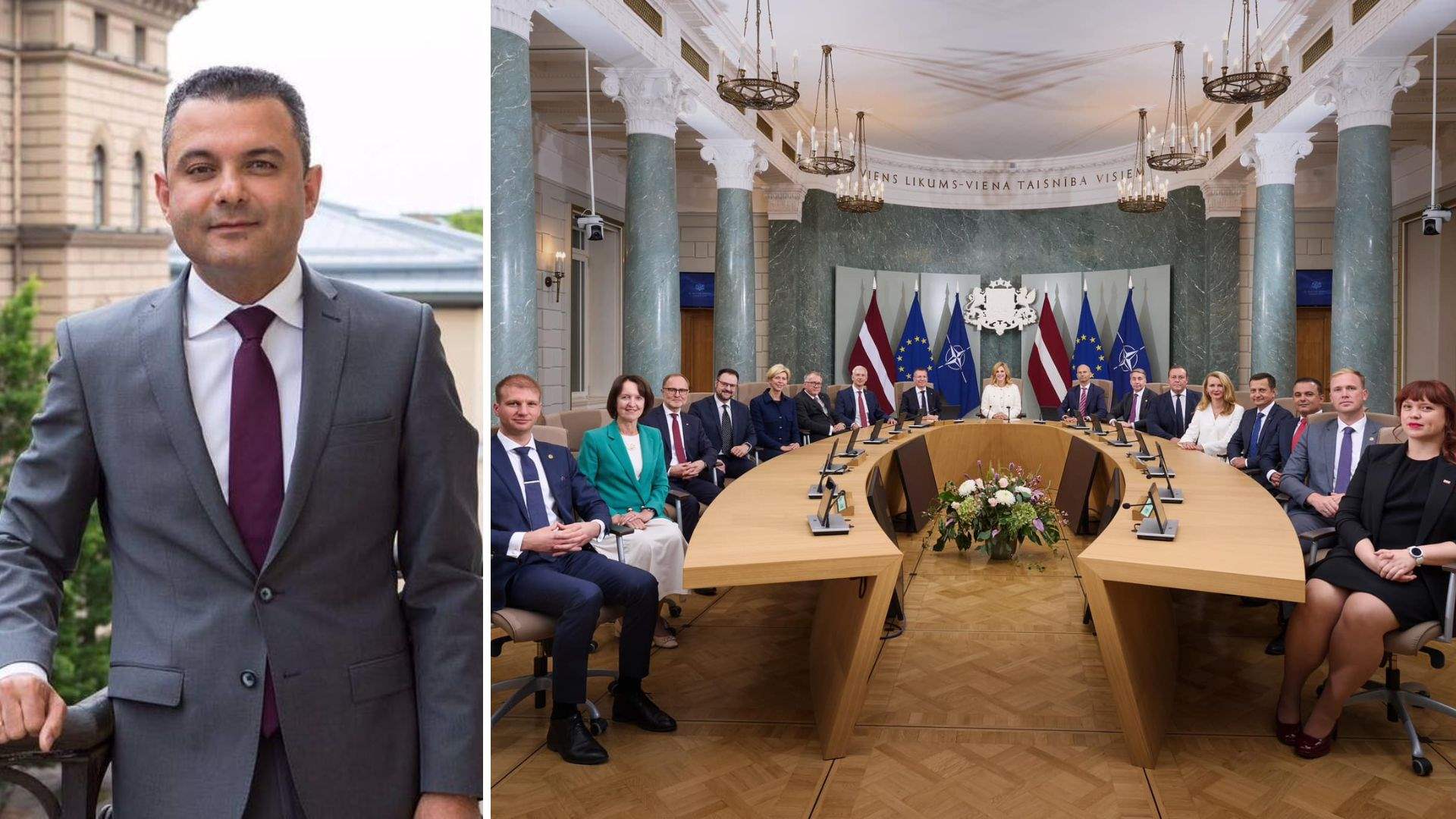 Lebanese-born Hosam Abu Meri becomes one of Latvia&#39;s first ministers of Middle Eastern background