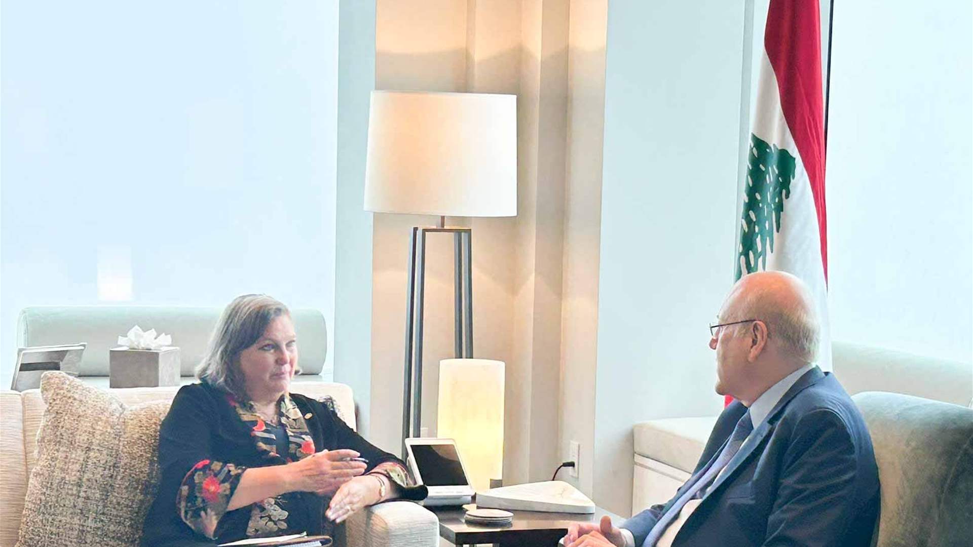 PM Mikati meets US official in New York: Washington supports any Lebanese-Lebanese dialogue
