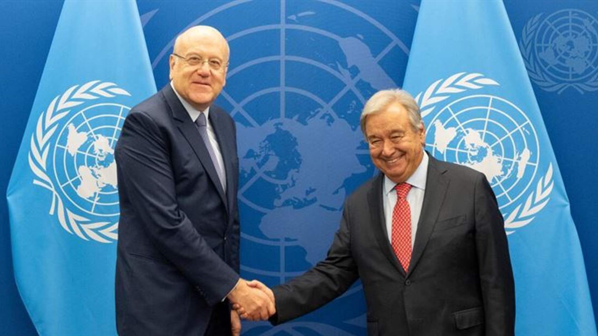 UN Secretary-General and Lebanese Prime Minister Discuss Ongoing Support and Refugee Crisis
