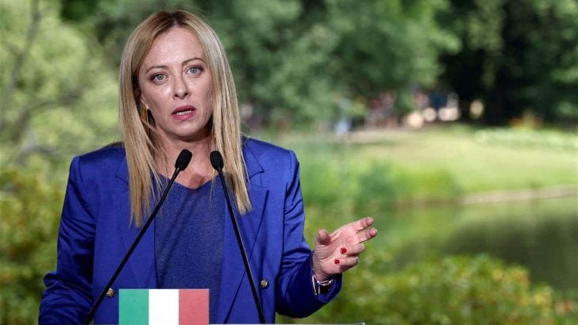 ميلوني تعلن رفض ايطاليا استقبال مهاجرين تنقذهم منظمات غير حكومية أجنبية