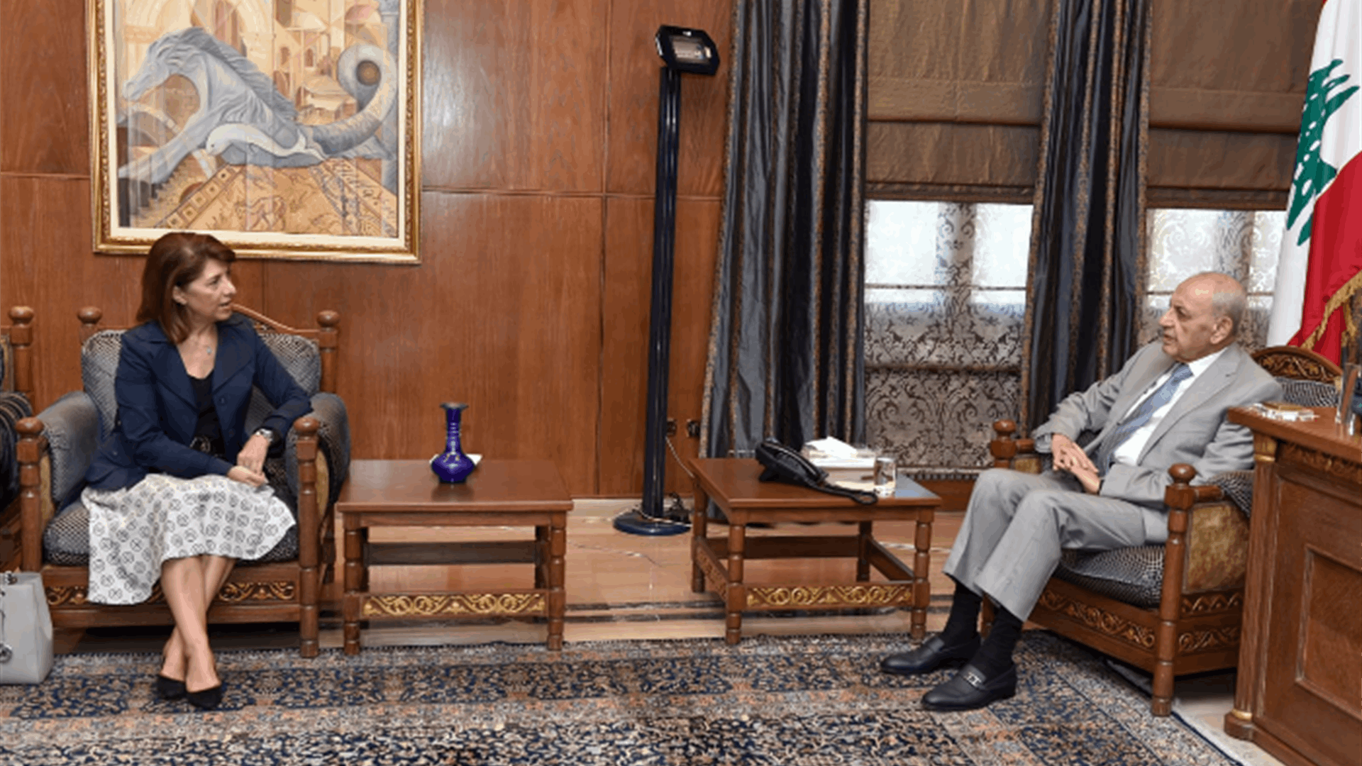 بري بحث مع زواره في الأوضاع العامة وأبرق إلى السيسي والأسد مهنئًا بذكرى إنتصارات حرب تشرين التحريرية