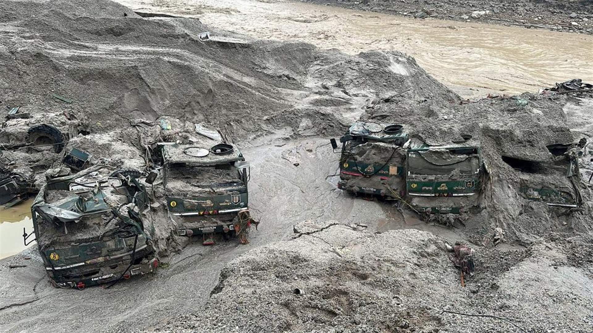 At least 40 people have been killed in glacial lake flood in northeastern India  