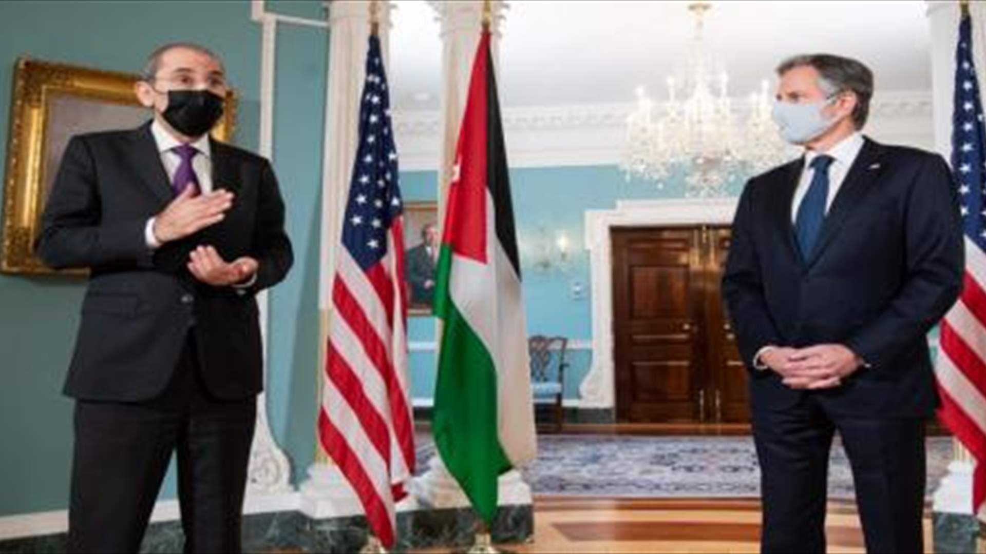 إتصال بين الصفدي وبلينكن وبحث في التحرك الدولي اللازم لوقف التصعيد في غزة