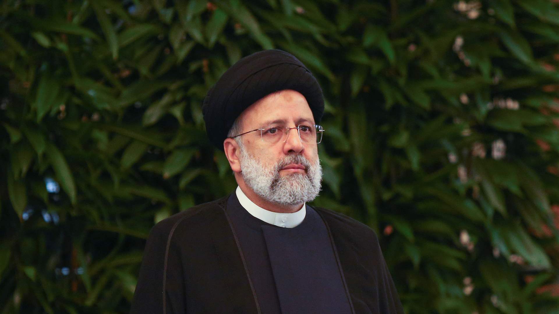 Iranian President Ebrahim Raisi speaks with leaders of Hamas and Islamic Jihad