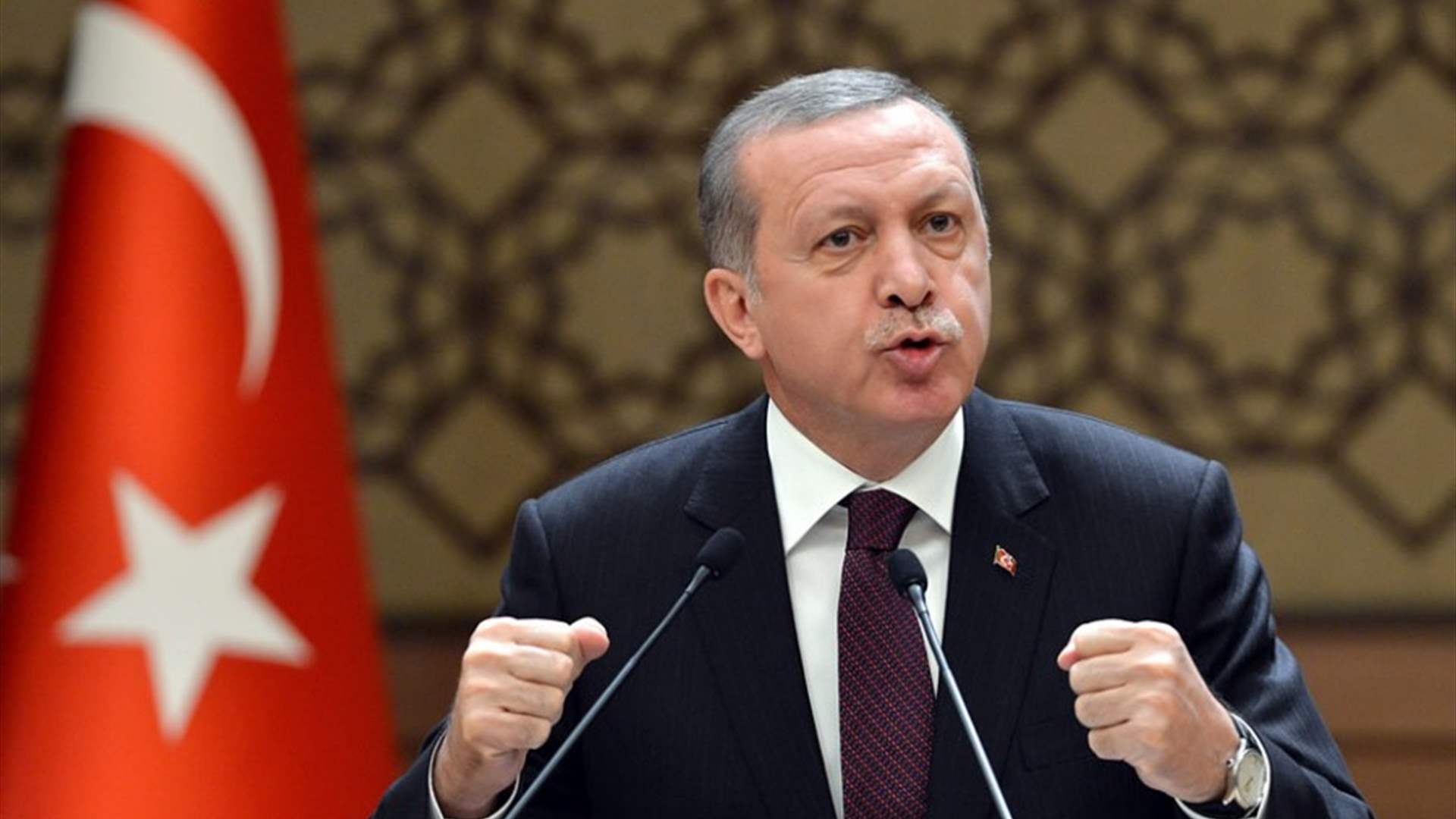 أردوغان يندد بقطع إسرائيل الكهرباء والماء عن غزة