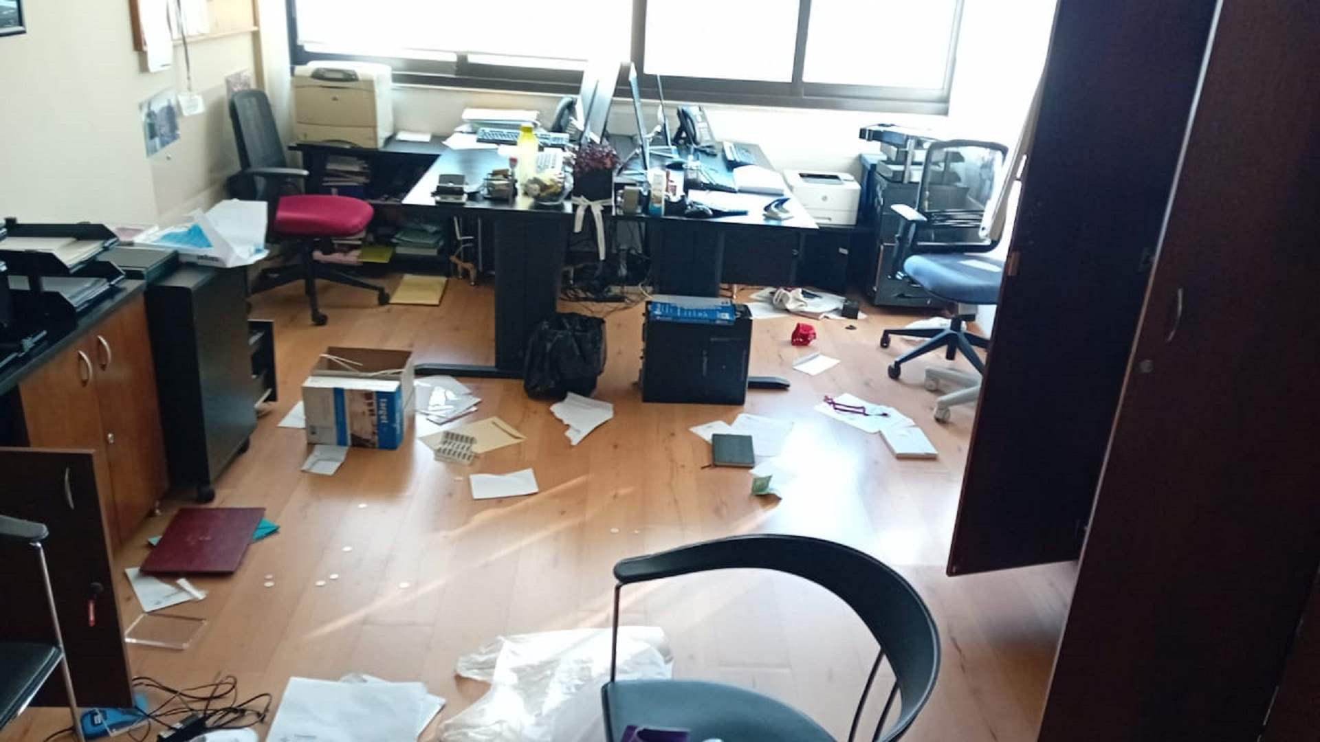 مجهولون سطوا على مقر معهد باسل فليحان فجراً