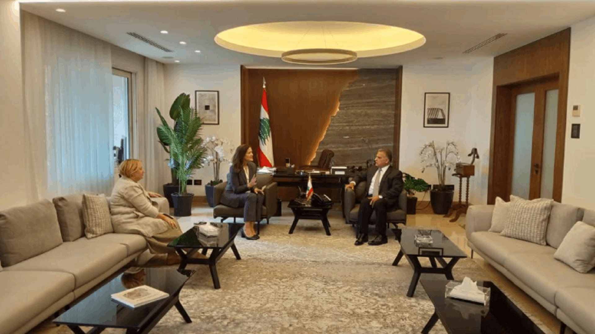 General Abbas Ibrahim meets US Ambassador Shea 