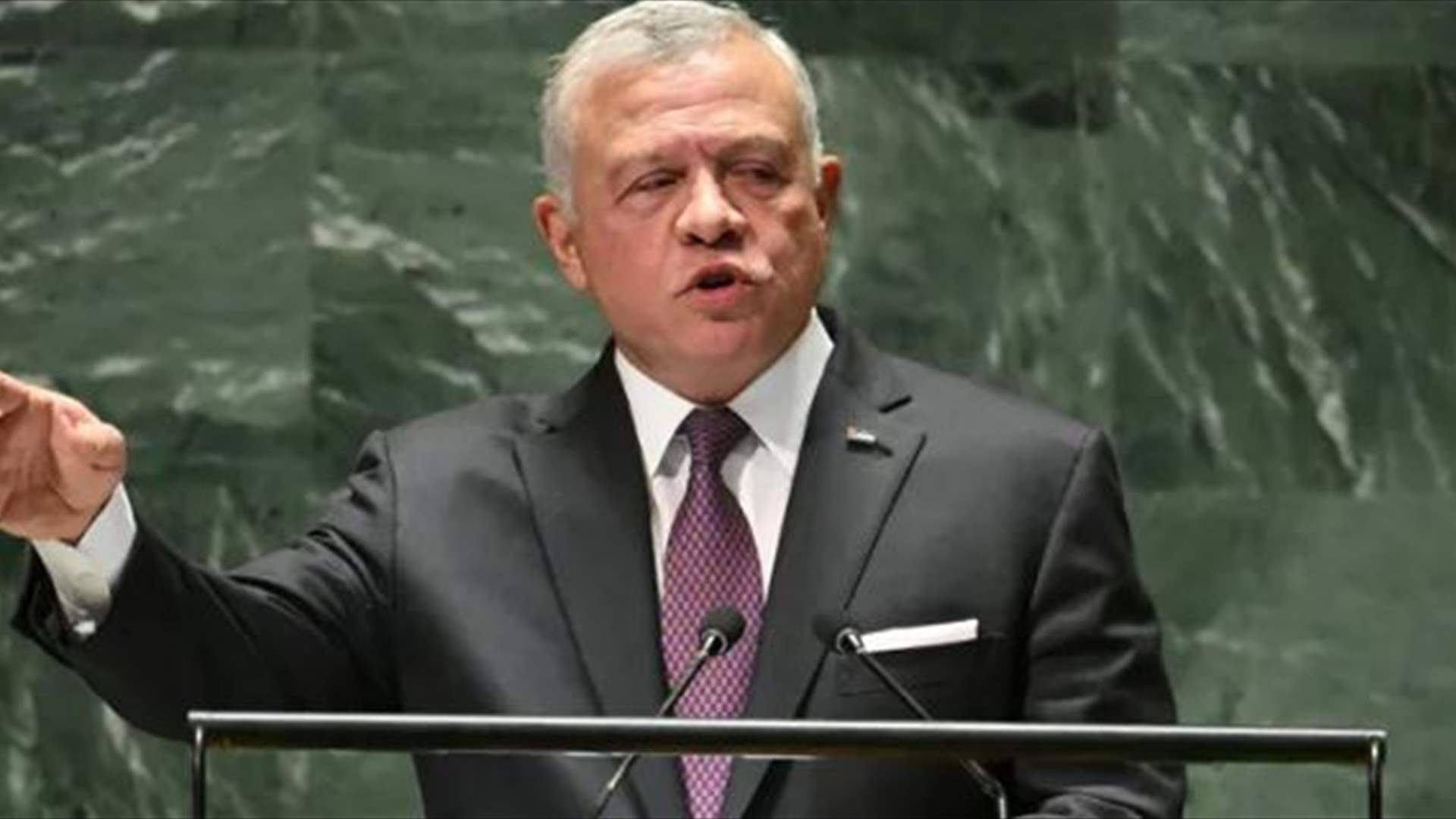 العاهل الأردني: الشرق الأوسط على شفا السقوط في الهاوية