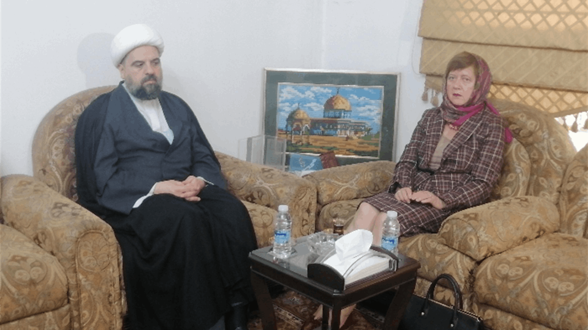 قبلان استقبل فرونتسكا: قضية فلسطين محورية..
