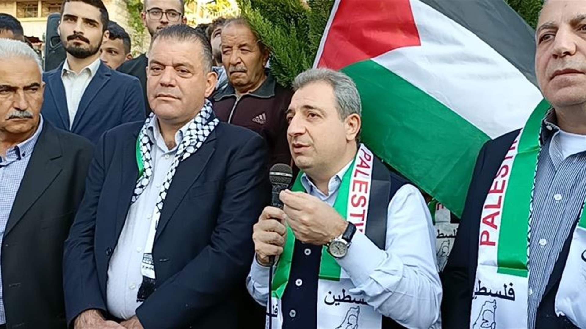أبو فاعور: دعم الشعب الفلسطيني لا يتناقض مع حماية لبنان