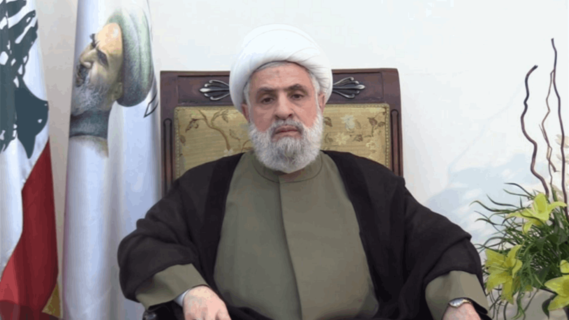 نعيم قاسم: نقاتل في الجنوب من أجل لبنان وفلسطين ومن أجل مستقبل أجيالنا ...
