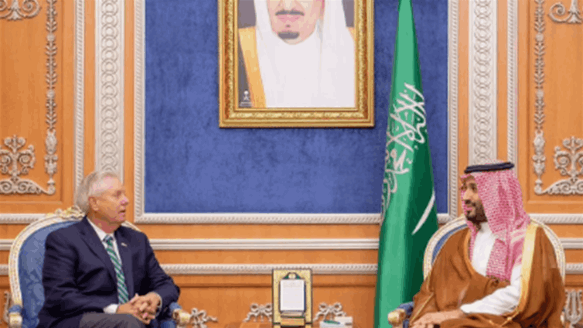 لقاء بين بن سلمان والسيناتور الأميركي ليندسي غراهام: لتهيئة الظروف لعودة الاستقرار واستعادة مسار السلام في غزة