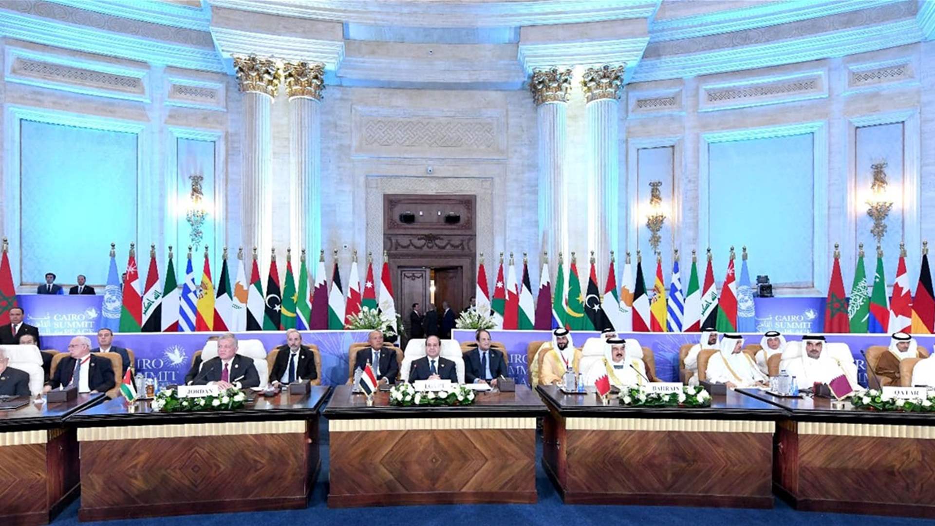 الامين العام لجامعة الدول العربية يضع ميقاتي في اجواء "قمة القاهرة للسلام"