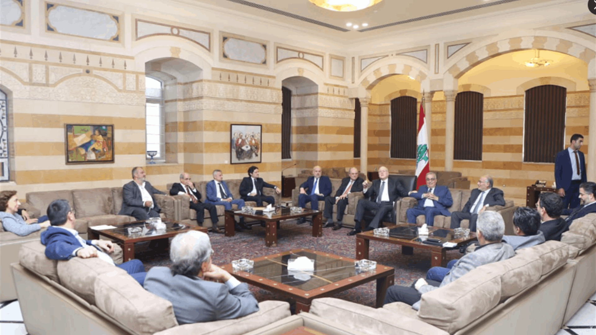 اجتماع عمل وزاري في السرايا برئاسة ميقاتي 