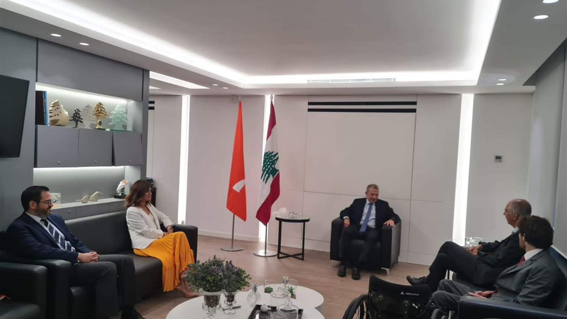 باسيل ناقش موضوعي رئاسة الجمهورية والنازحين السوريين خلال لقائه ماغرو وفرايسن
