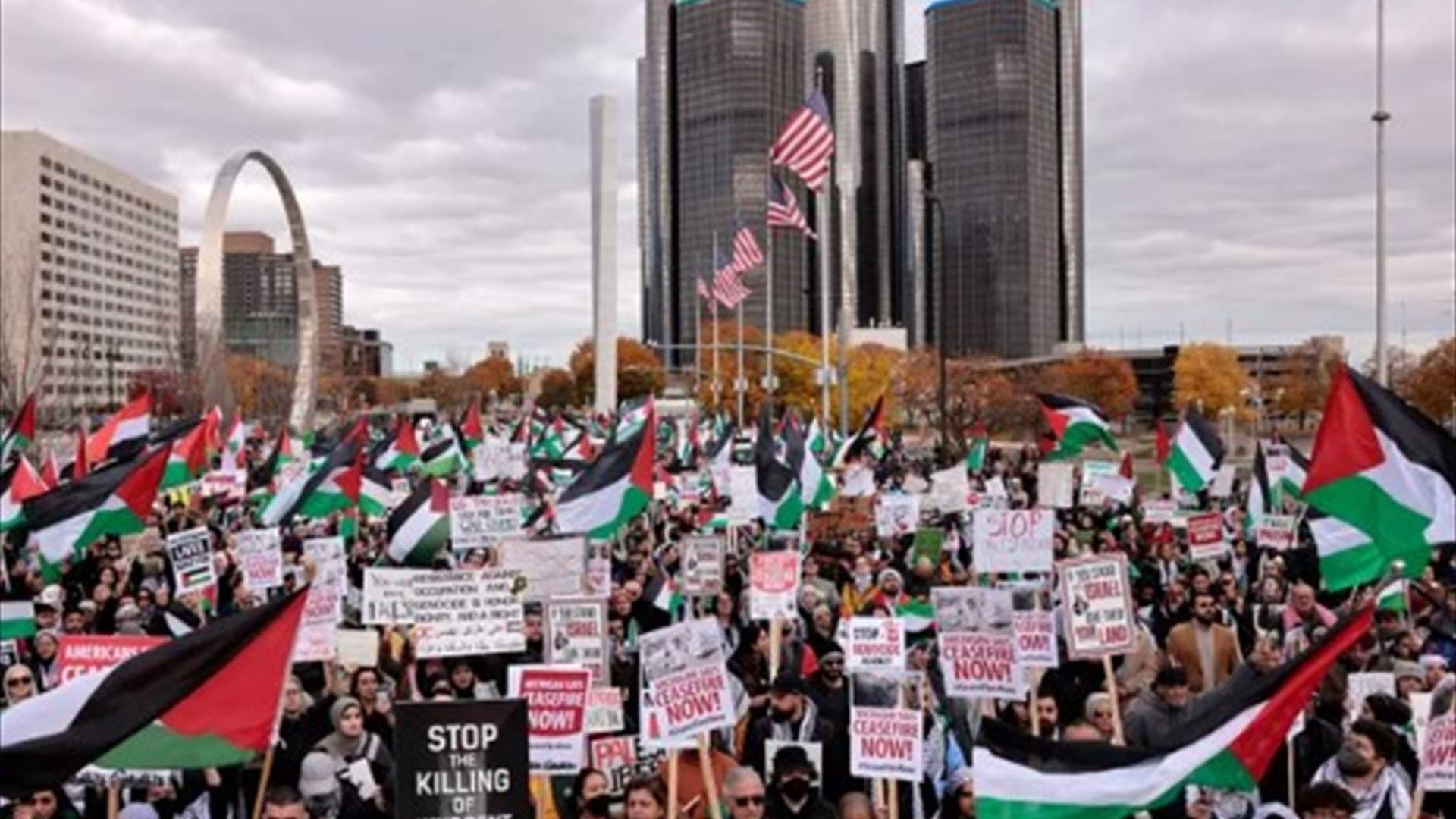 تظاهرات في لندن وباريس ونيويورك دعمًا للفلسطينيين