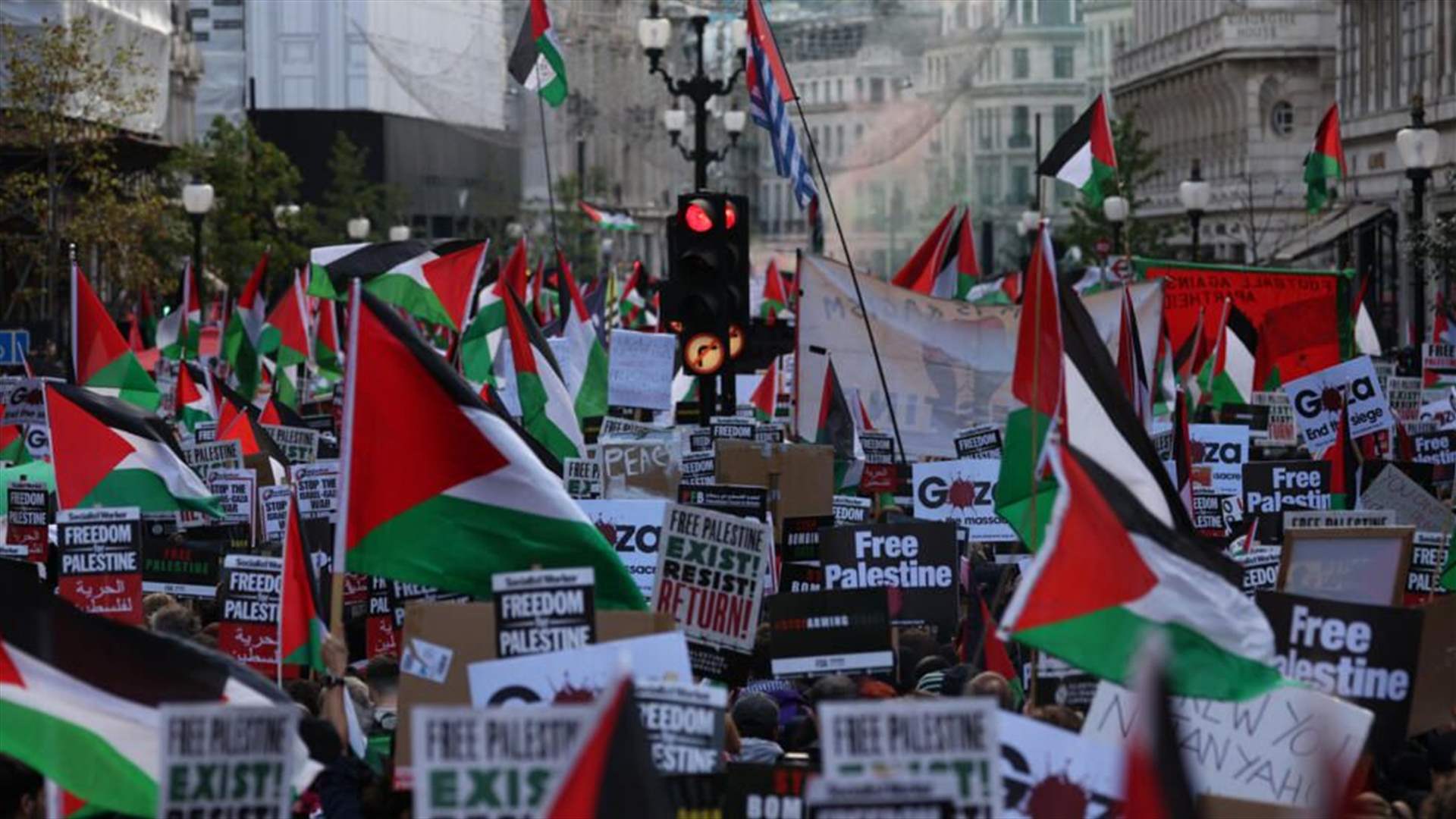 Protests erupt in London, Paris, and New York in support of Palestinians 