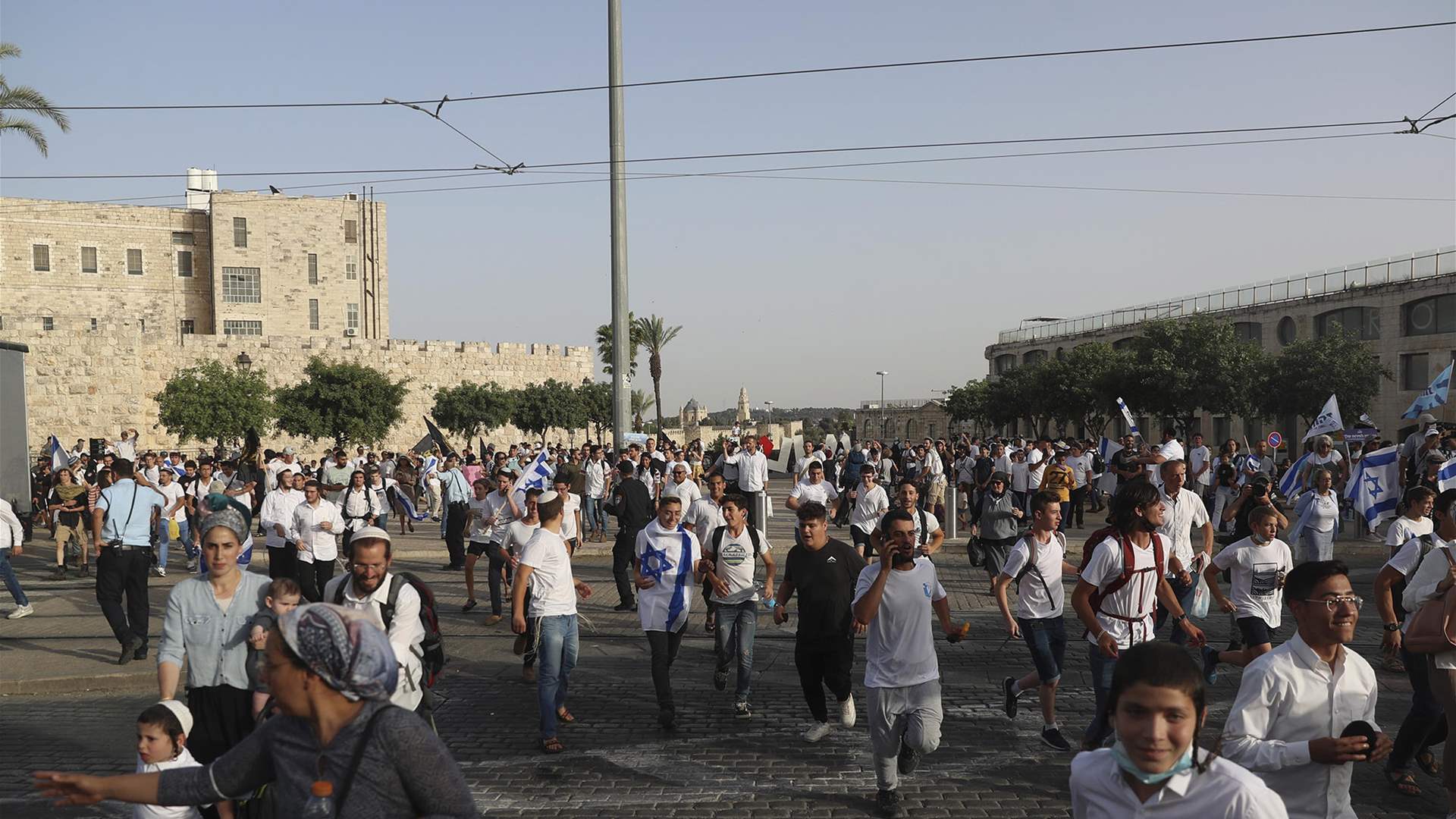 Sirens sound in Jerusalem 