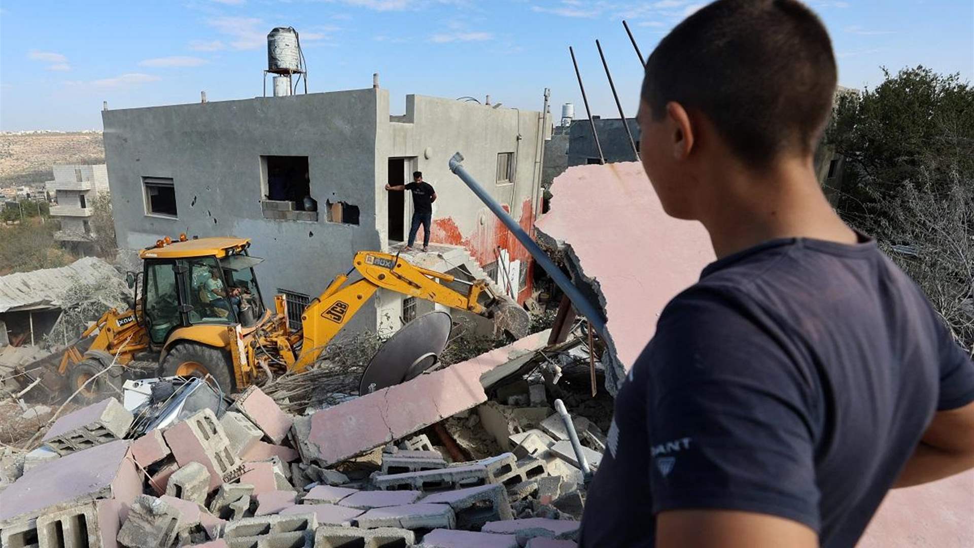 The Israeli army Hamas deputy chief's house in his hometown in the West Bank