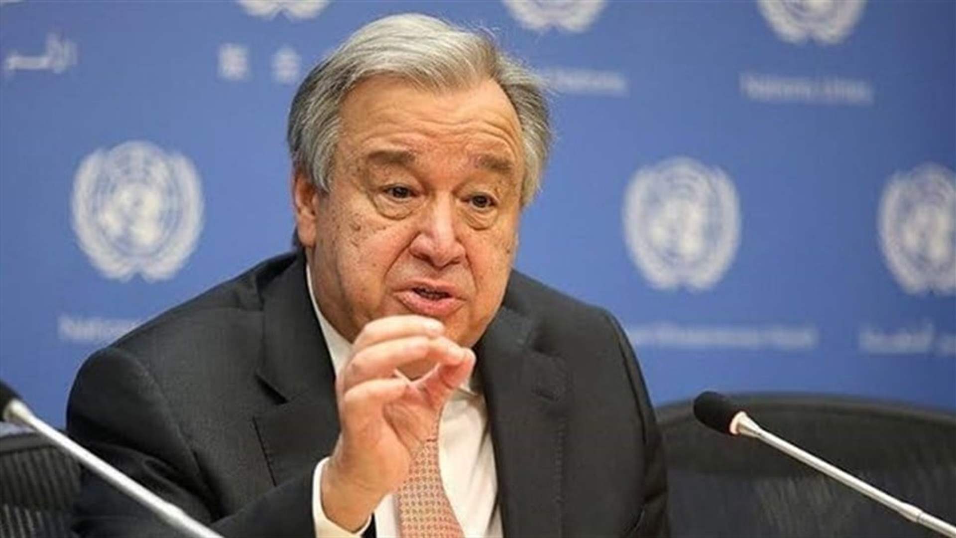 الأمين العام للأمم المتحدة &quot;يشعر بقلق بالغ&quot; إزاء تصاعد حدة النزاع بين إسرائيل وحماس
