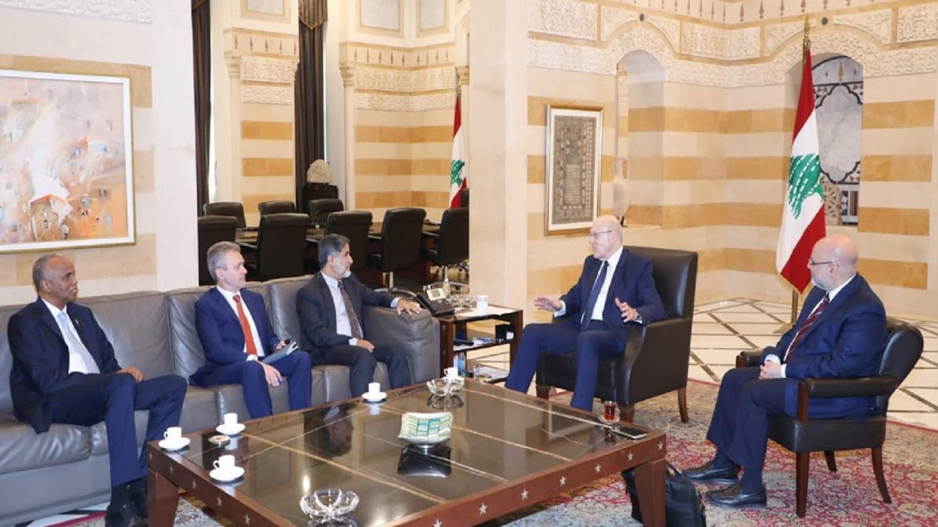 ميقاتي إجتمع مع وفد من منظمة الصحة العالمية... وتشديد على أولوية دعم القطاع الصحي في لبنان
