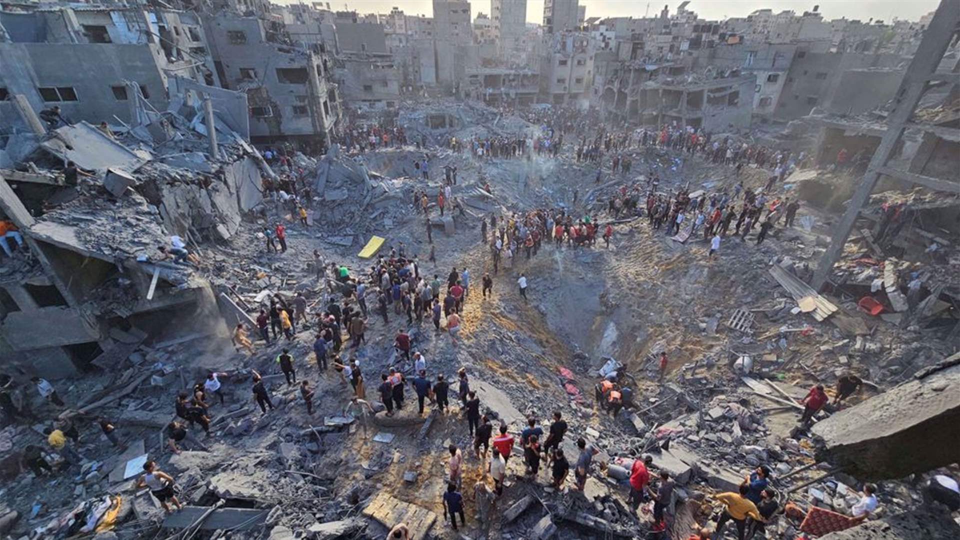 Hamas' Health Ministry reports death of 27 people in Israeli bombardment near UNRWA school 