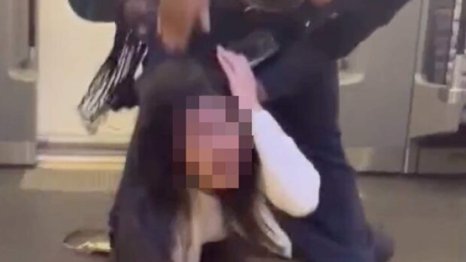 صرخت طلبًا للمساعدة... امرأة تتعرض للركل والضرب في القطار على يد مراهقتين عنصريتين وهذا ما حدث!