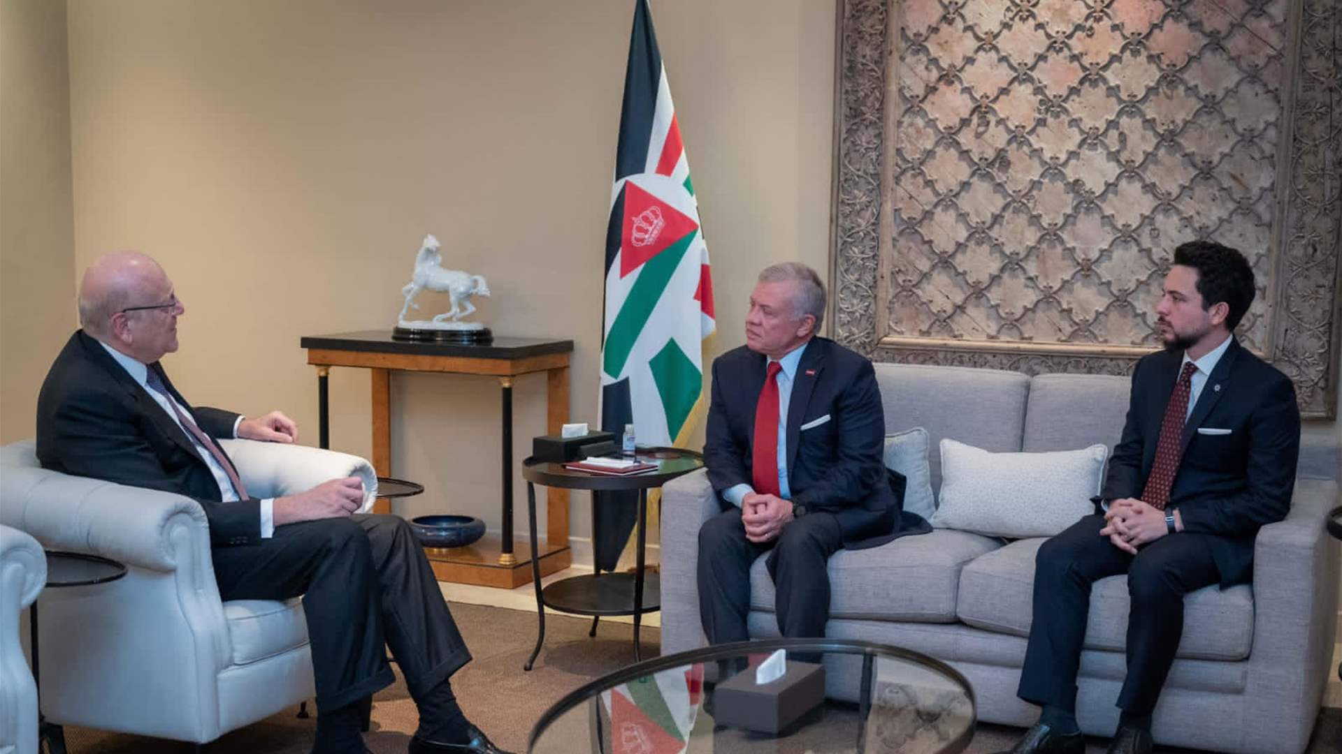 ميقاتي التقى العاهل الاردني: لتكثيف الجهود الدولية لوقف الحرب على غزة ومنع توسع دائرة الصراع